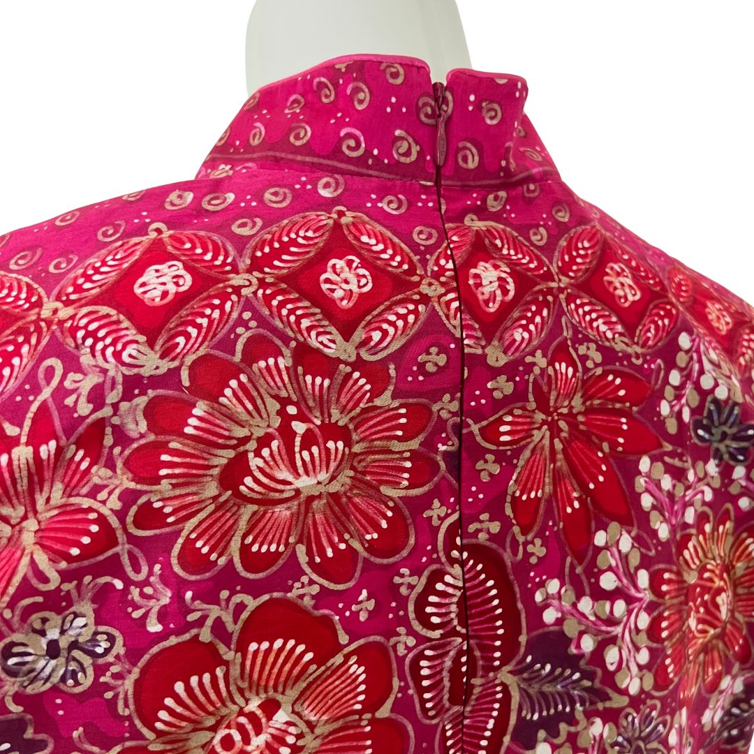 Batik Tulis Nyonya Cheongsam Dress -S