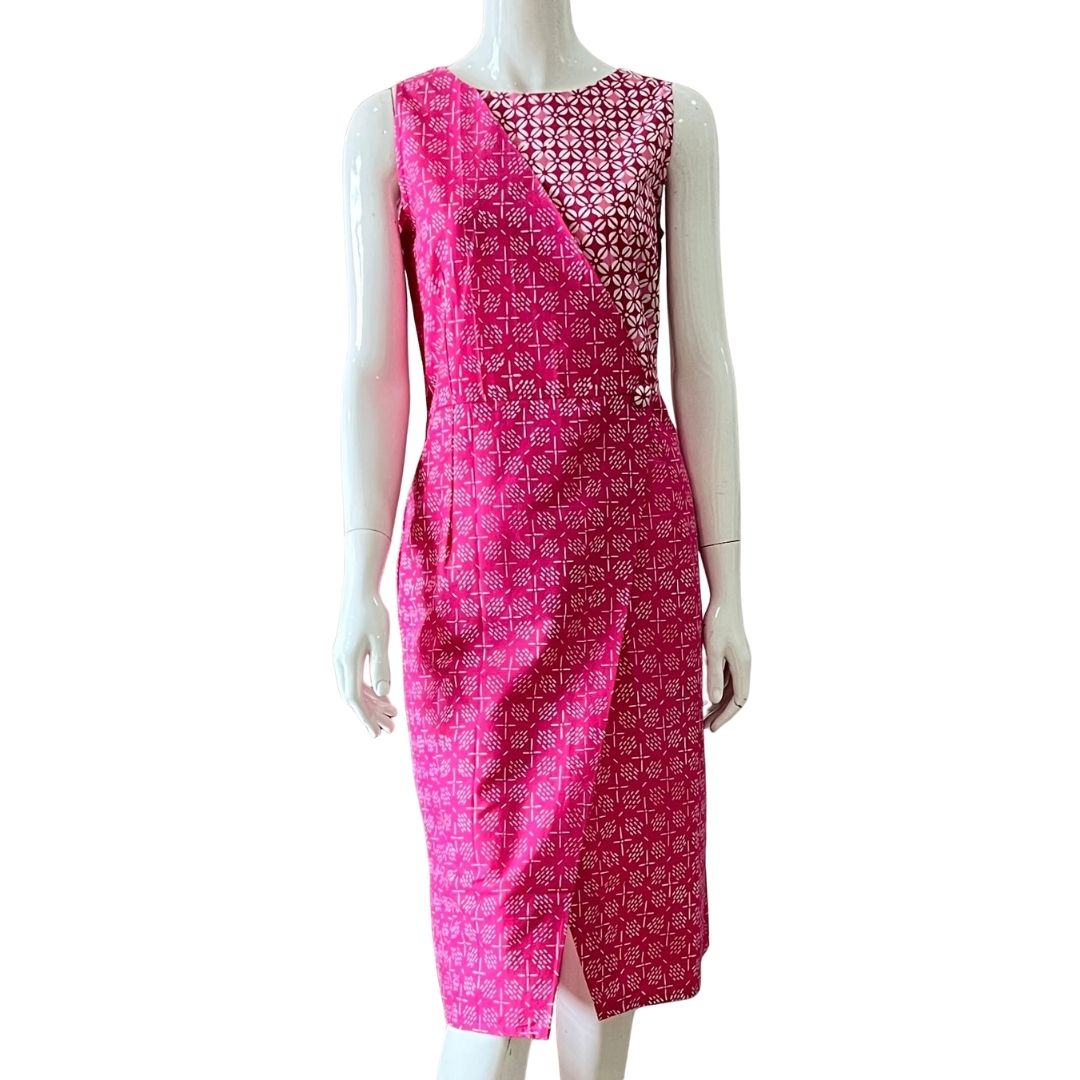 Sleeveless Panel Dress - M