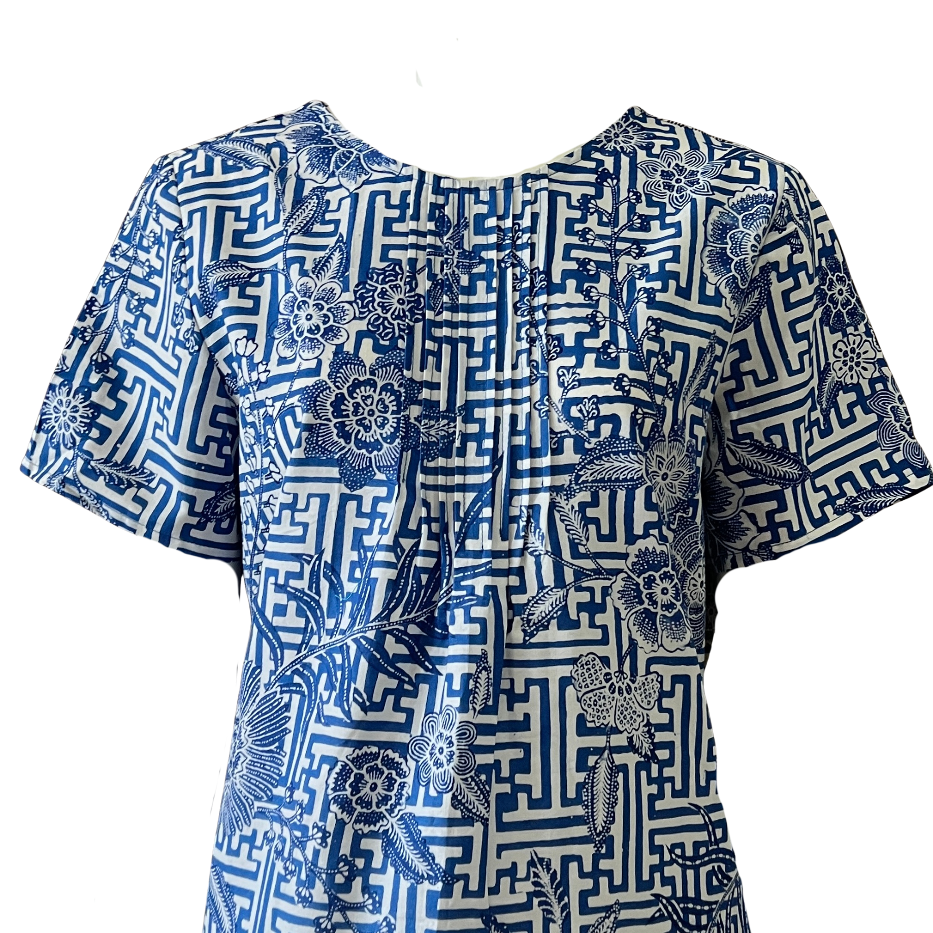Front Pintuck Dress - L