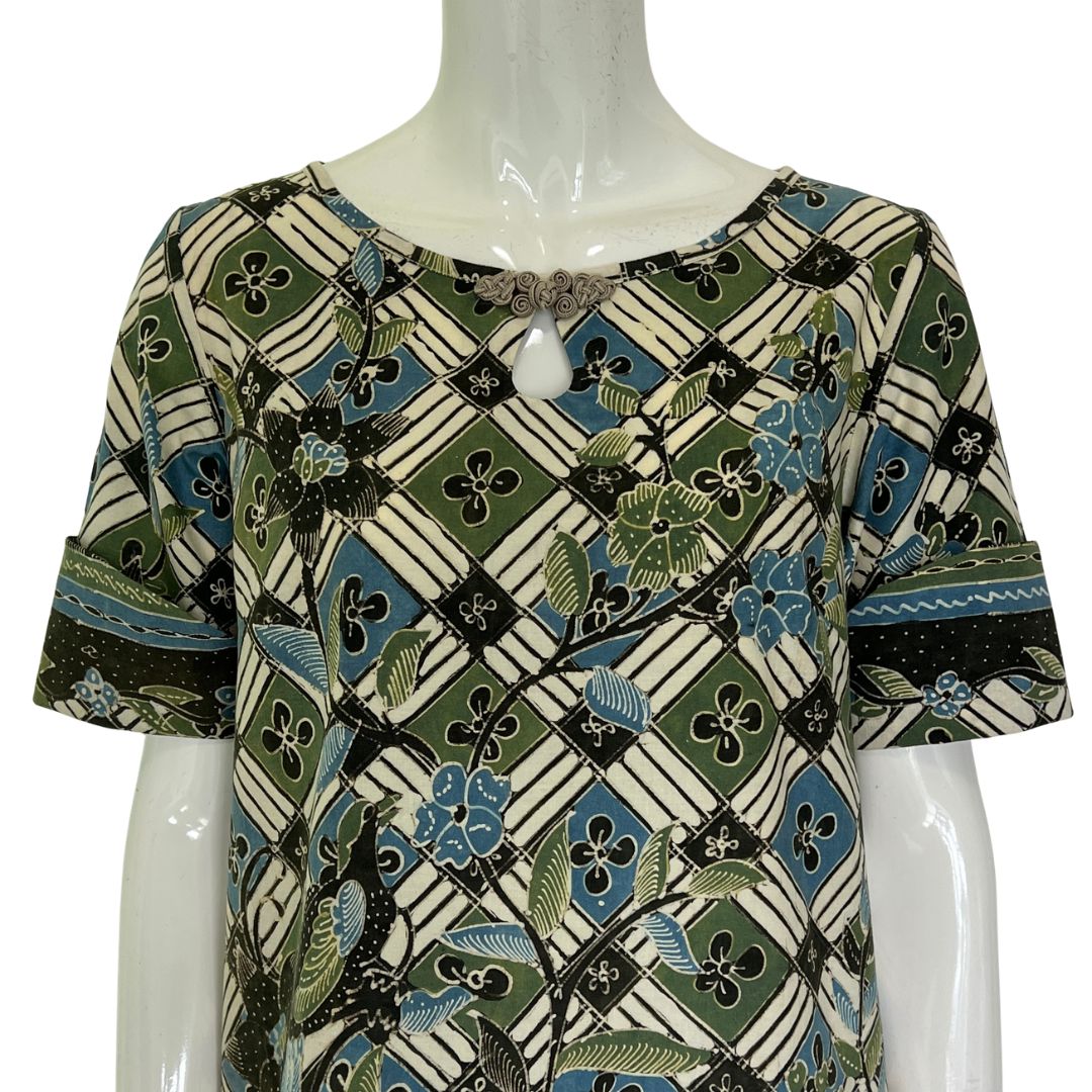 Batik Tulis Flip Sleeve Dress - S
