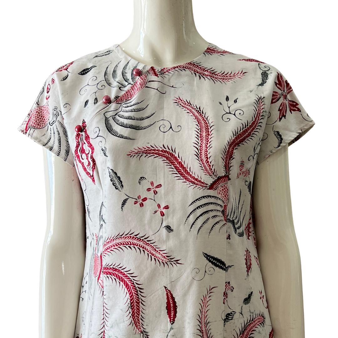 3 Button Slim Fit Dress - M