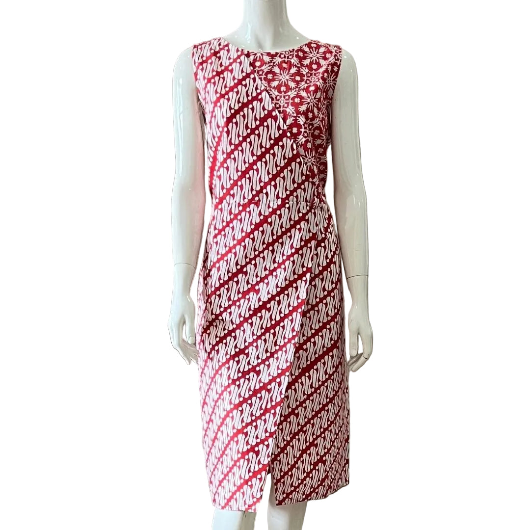 Sleeveless Panel Dress - L