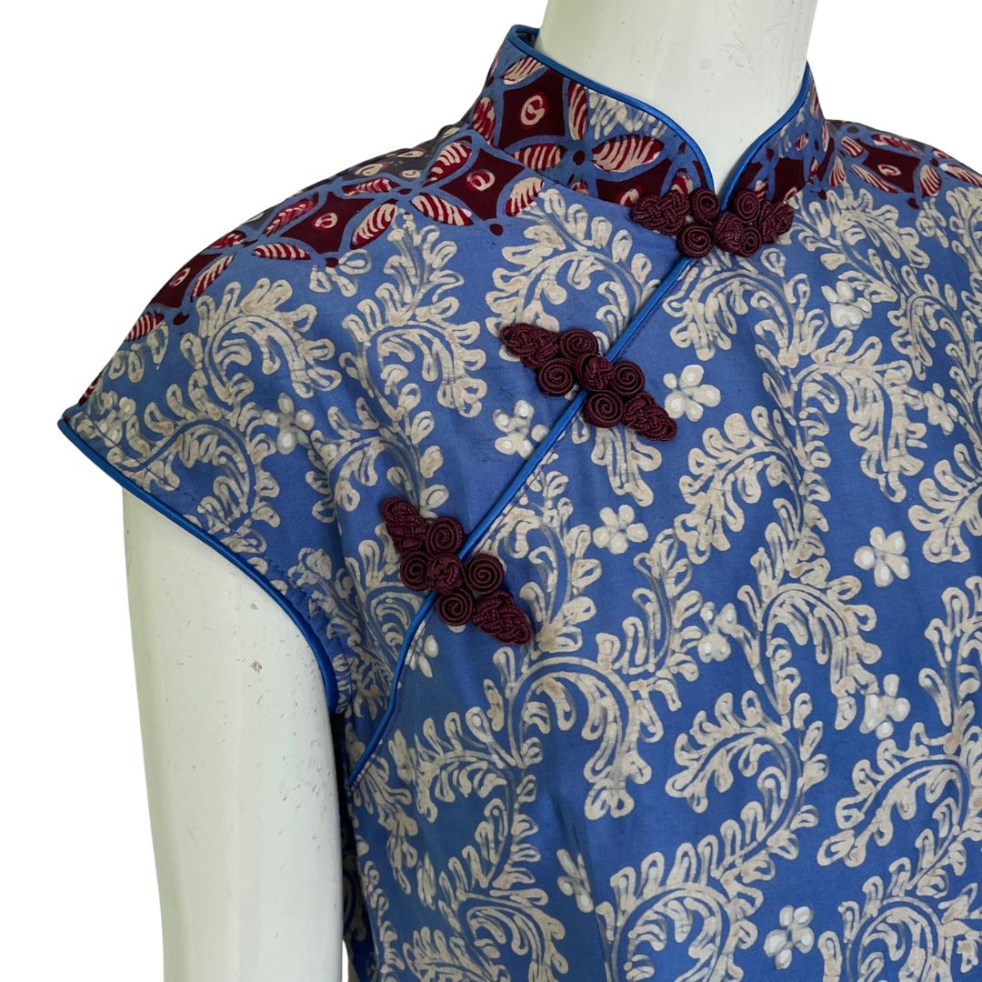 Batik Tulis Nyonya Cheongsam Dress -S