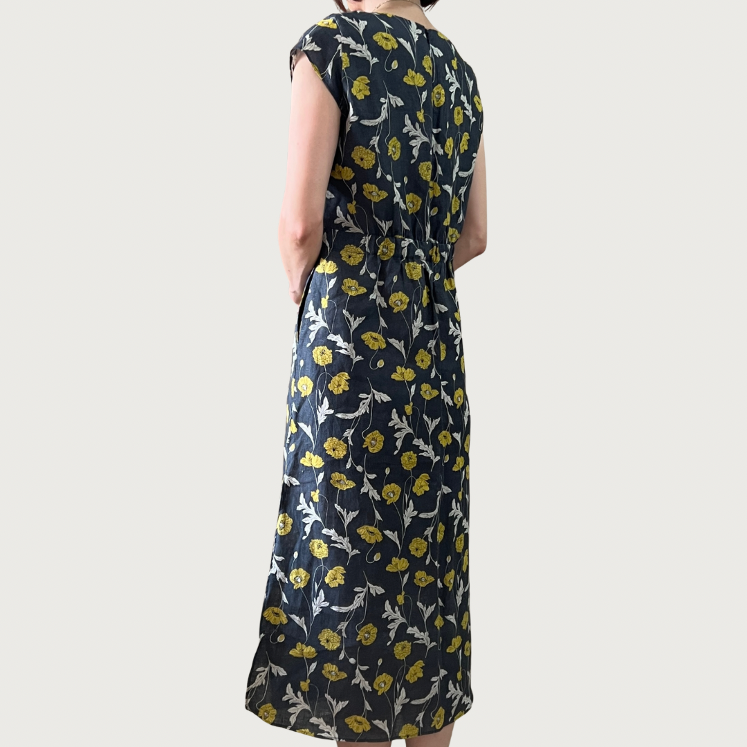 MJP Column Midi Dress w/Sleeve