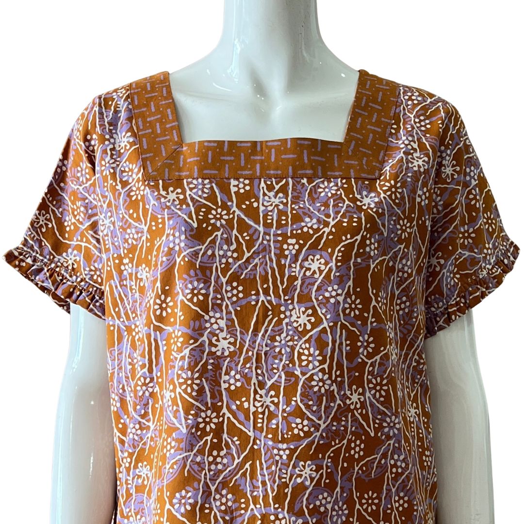 Square Neck Dress L