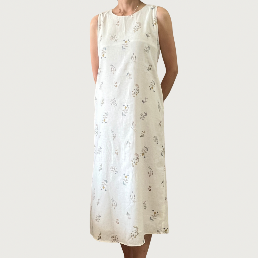 MJP Sleeveless Column Midi Dress