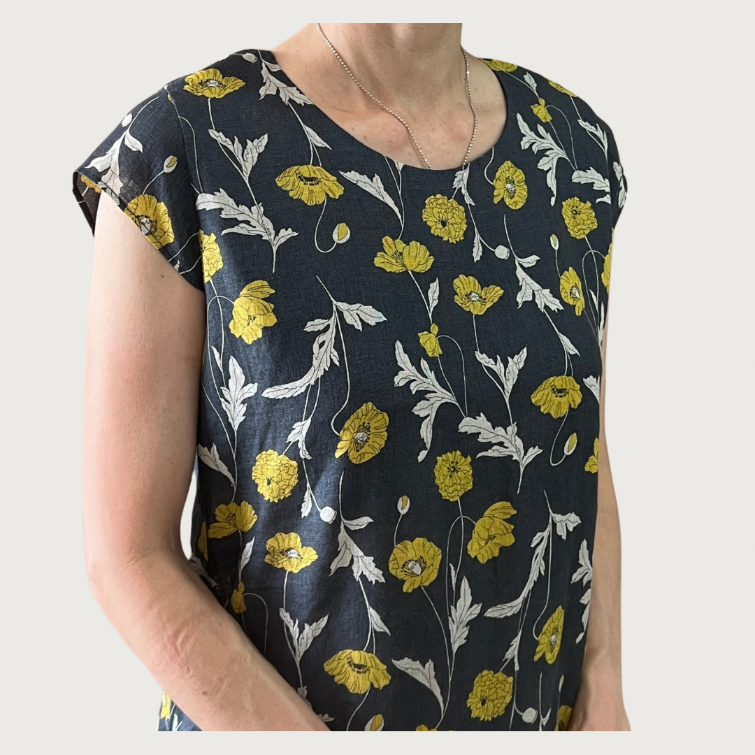 MJP Column Midi Dress w/Sleeve