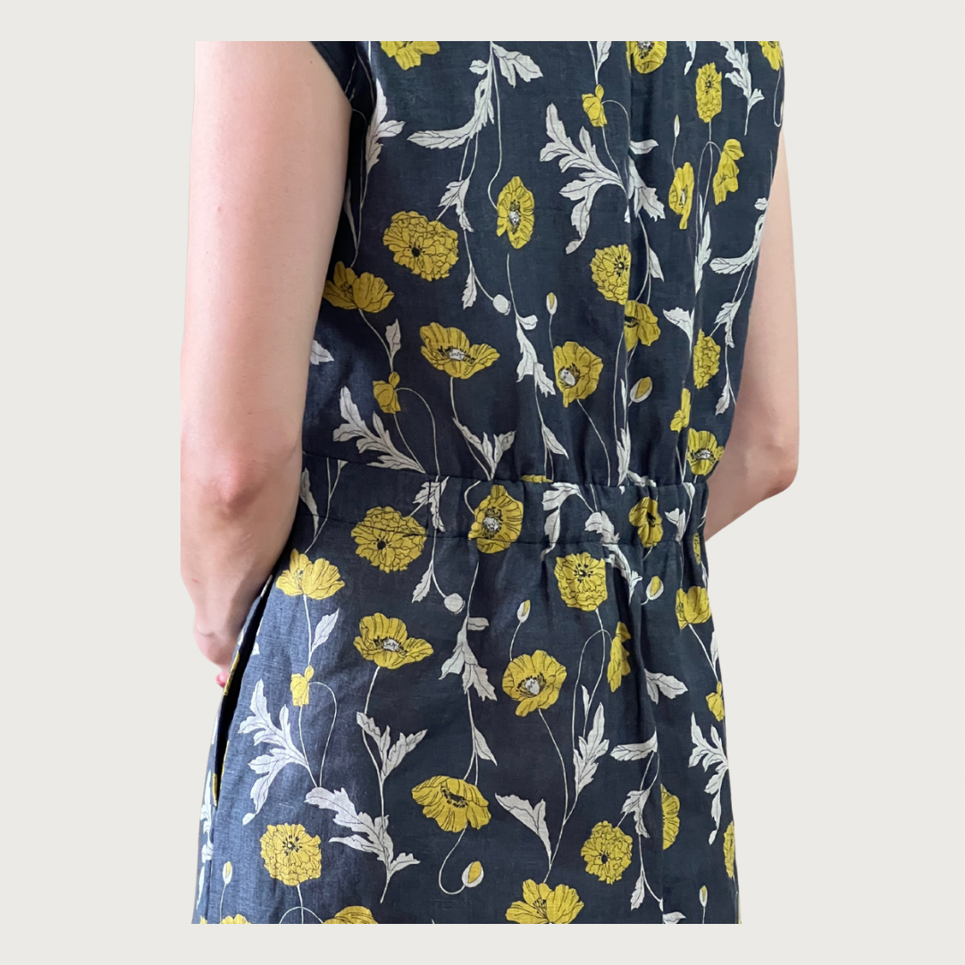 MJP Column Midi Dress w/Sleeve