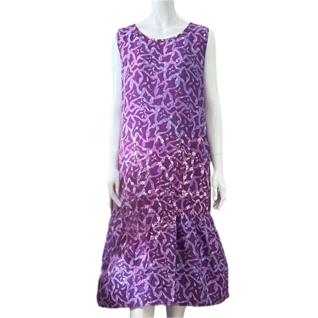 Spring Shift Midi Dress - L