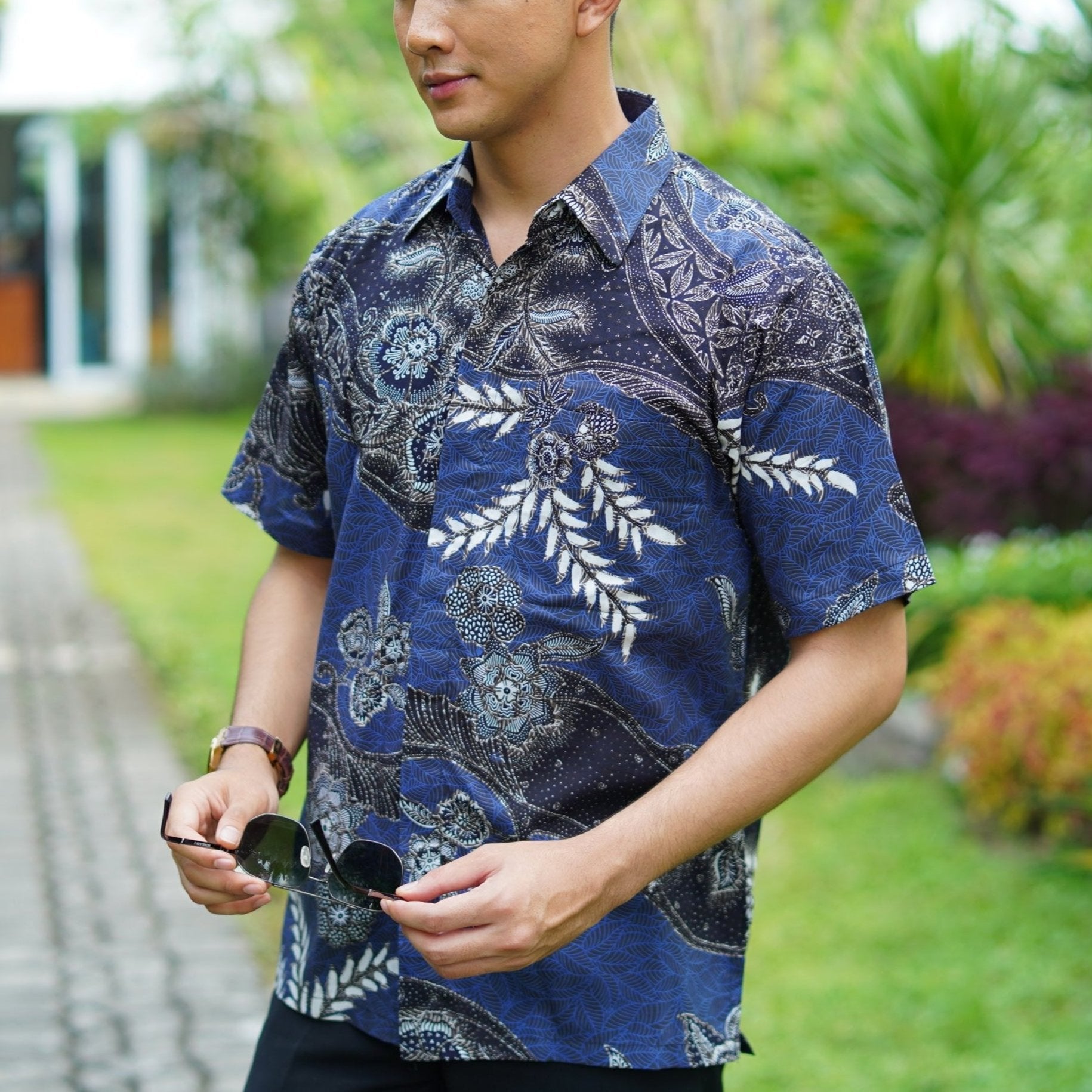 Regular Batik Men's Short Sleeve Shirt