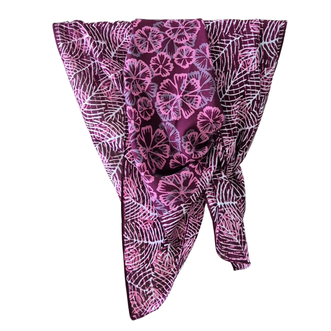 Batik Cap Square Scarf