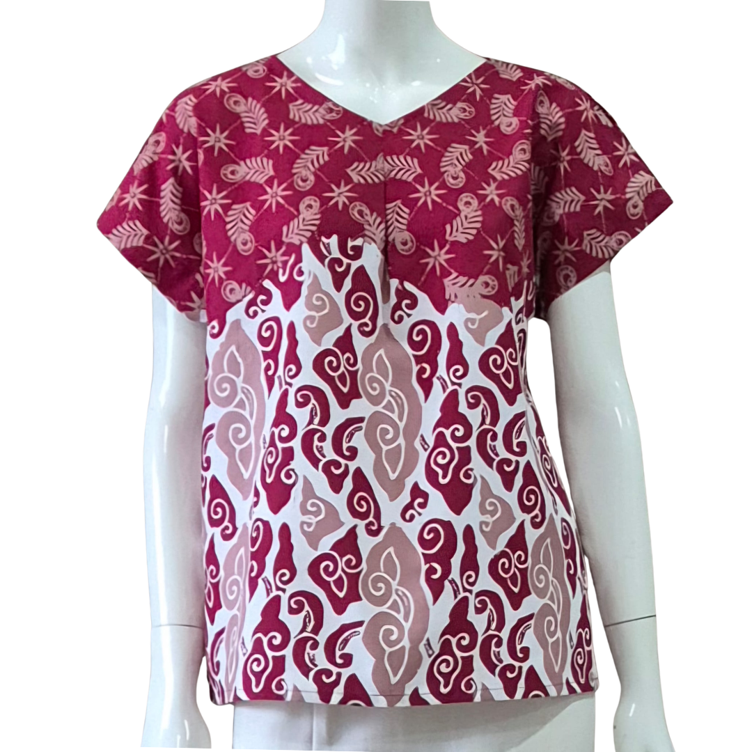 V Neck Tuck Top - M