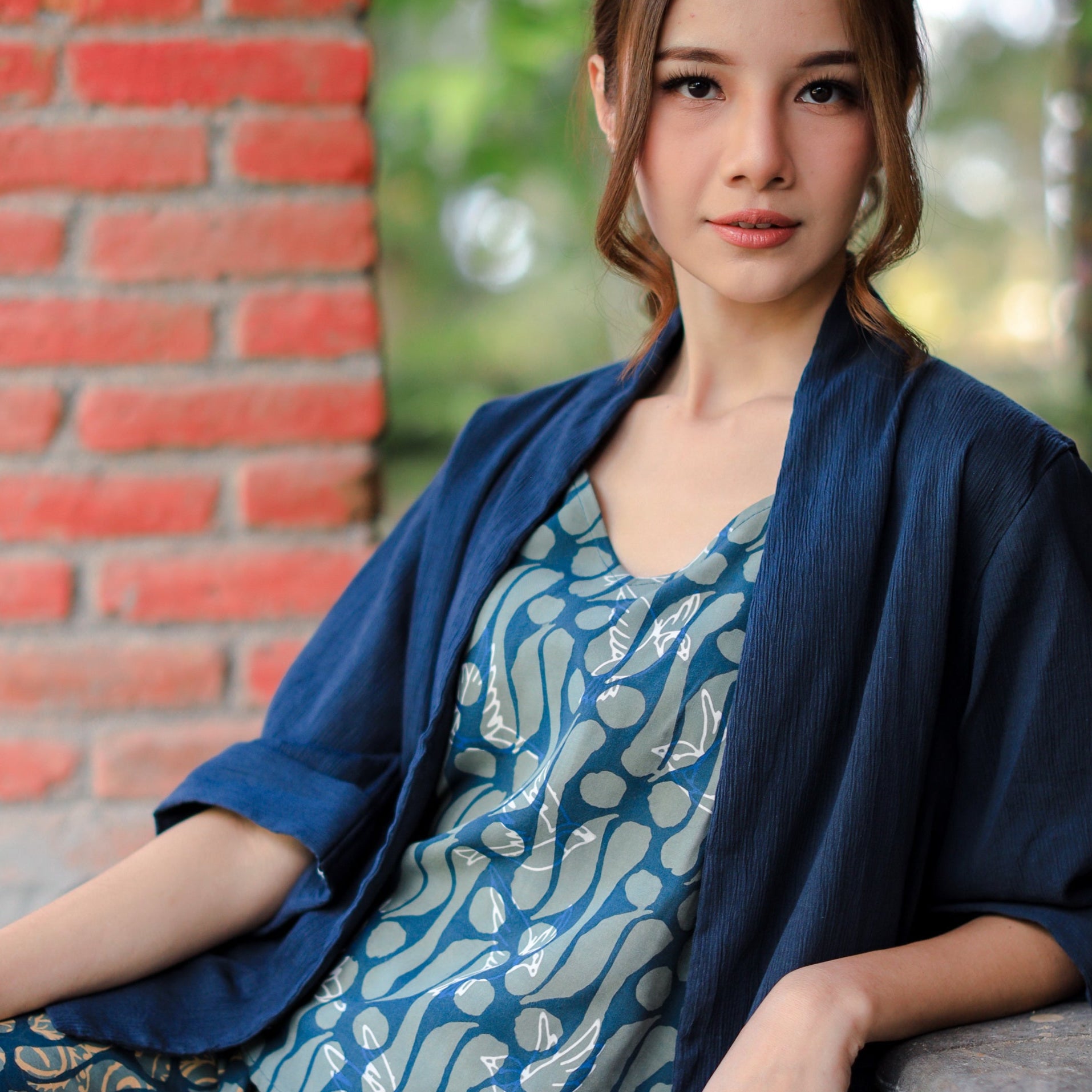 JP Kimono Jacket - Navy