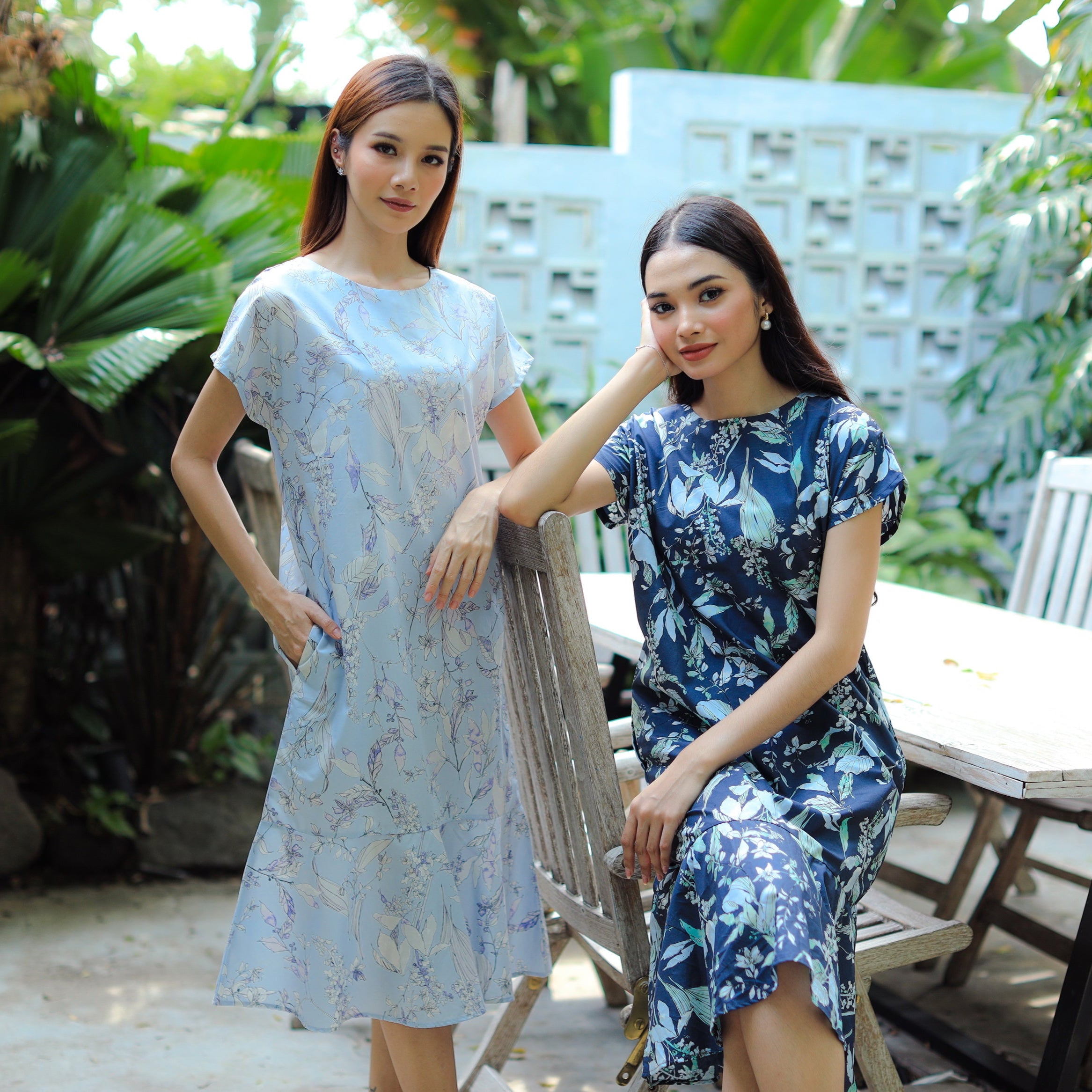 JP Spring Flare Midi Dress