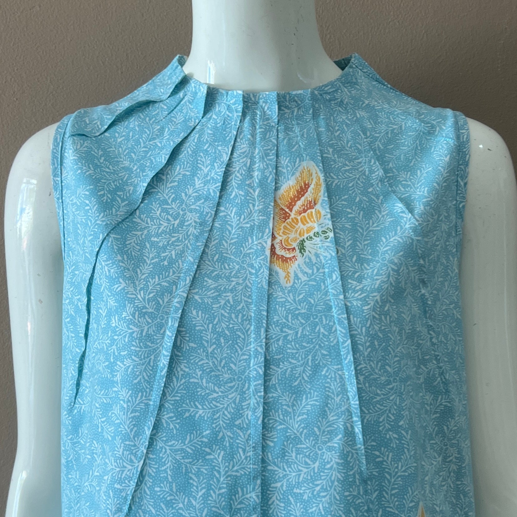 Ruffle Neck Maxi Dress S