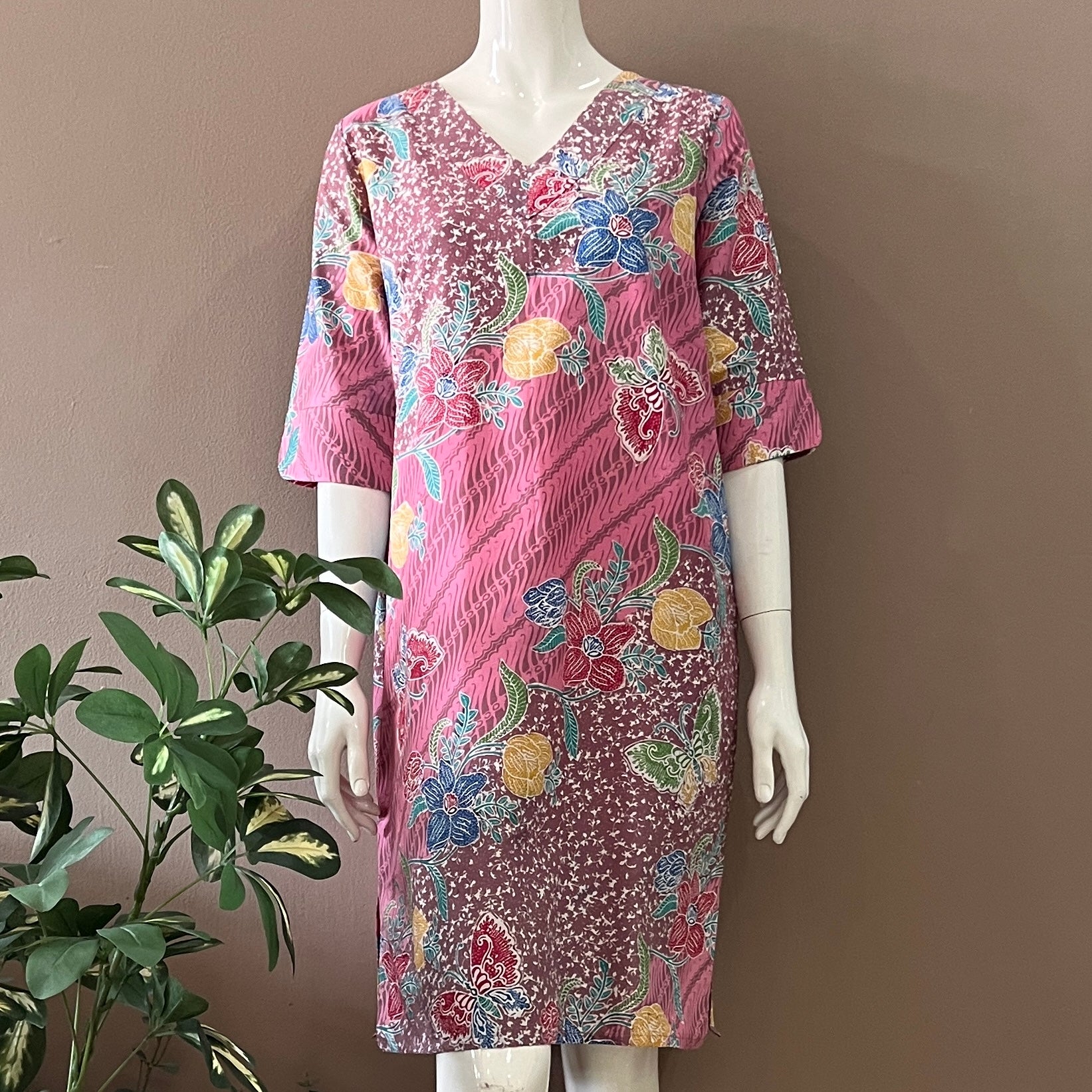 Back Ribbon Dress - S