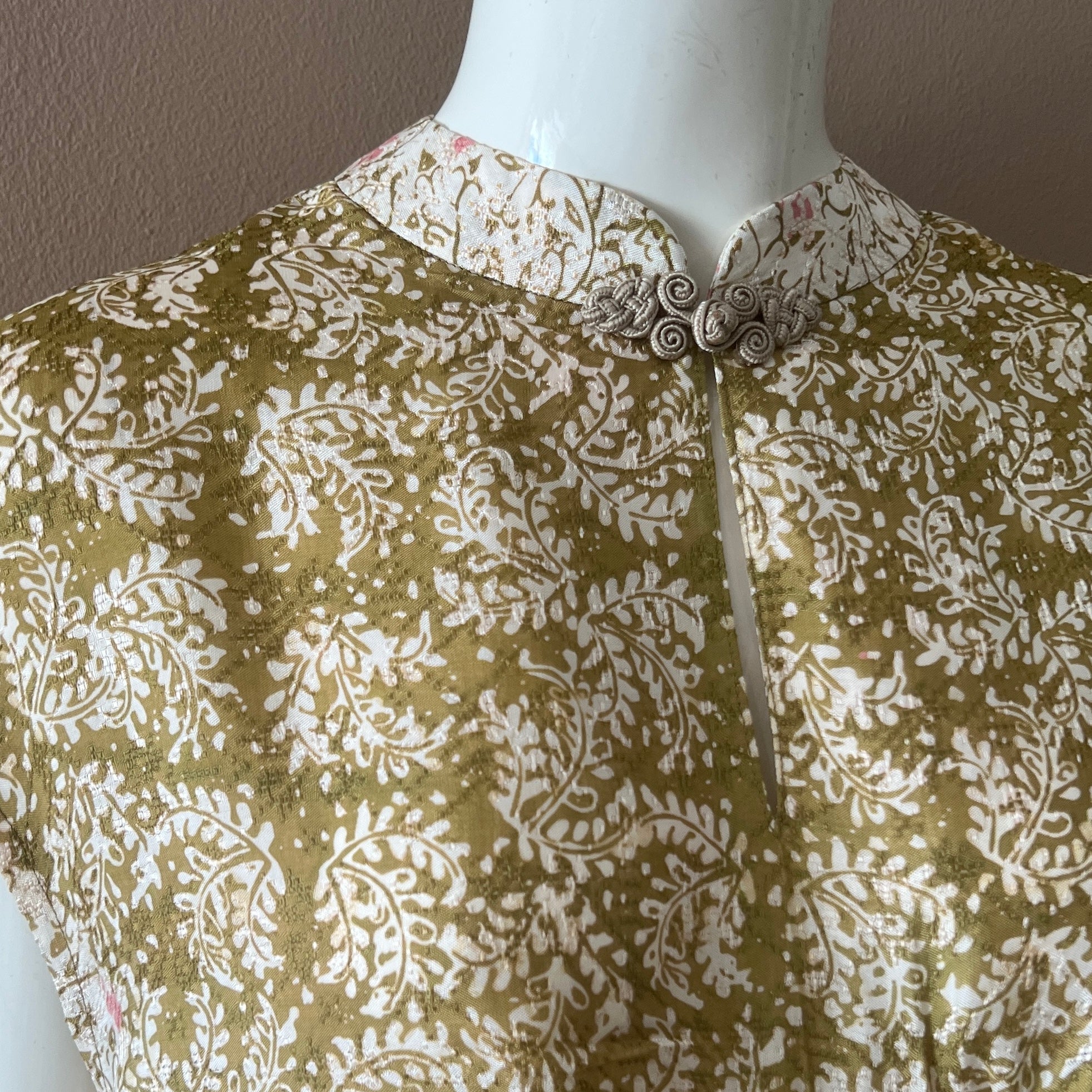 Cheongsam Flare Midi Dress - XL