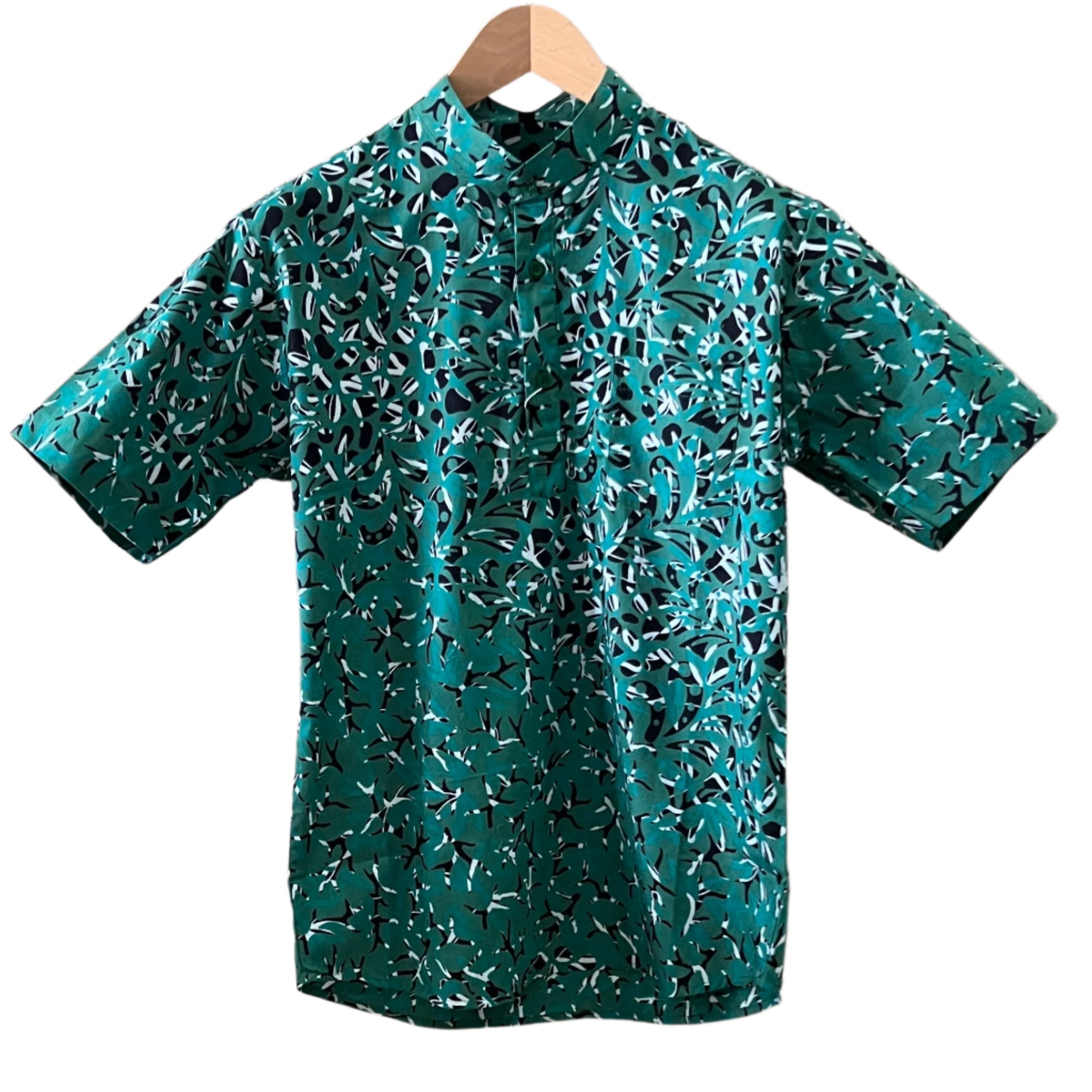 Batik Men's Mandarin Collar Shirt