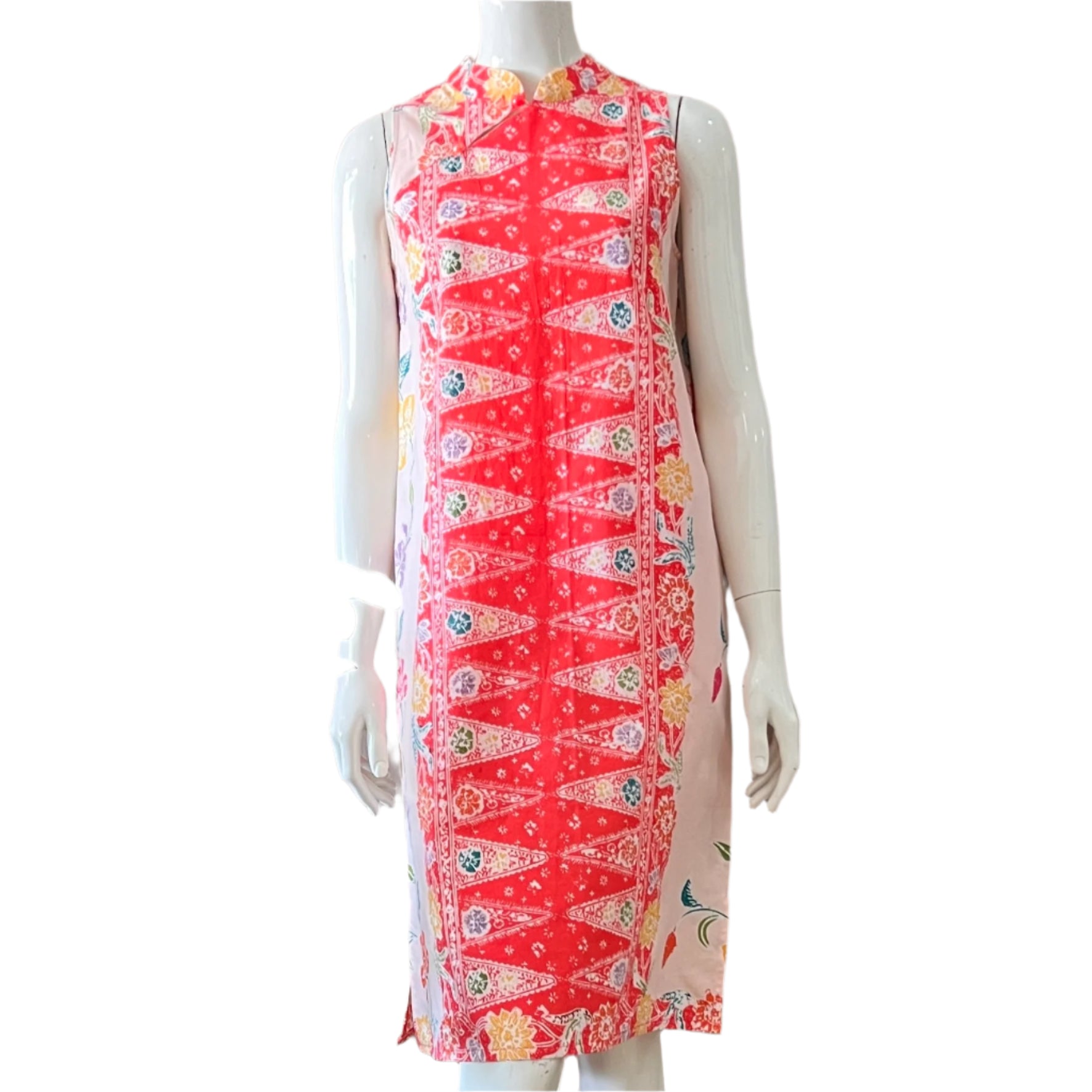 2 Buttons Cheongsam Relax Dress - S
