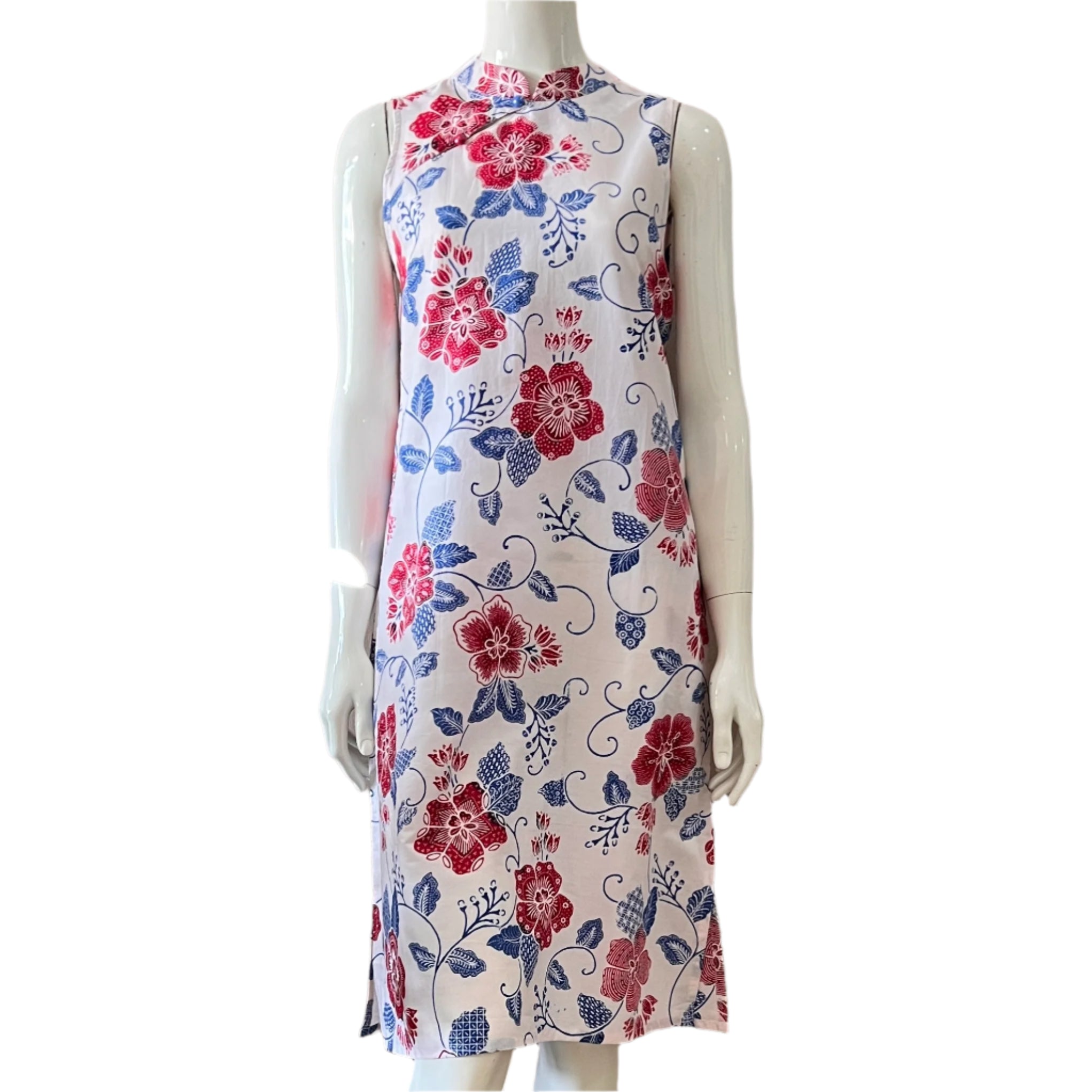 2 Buttons Cheongsam Relax Dress - S