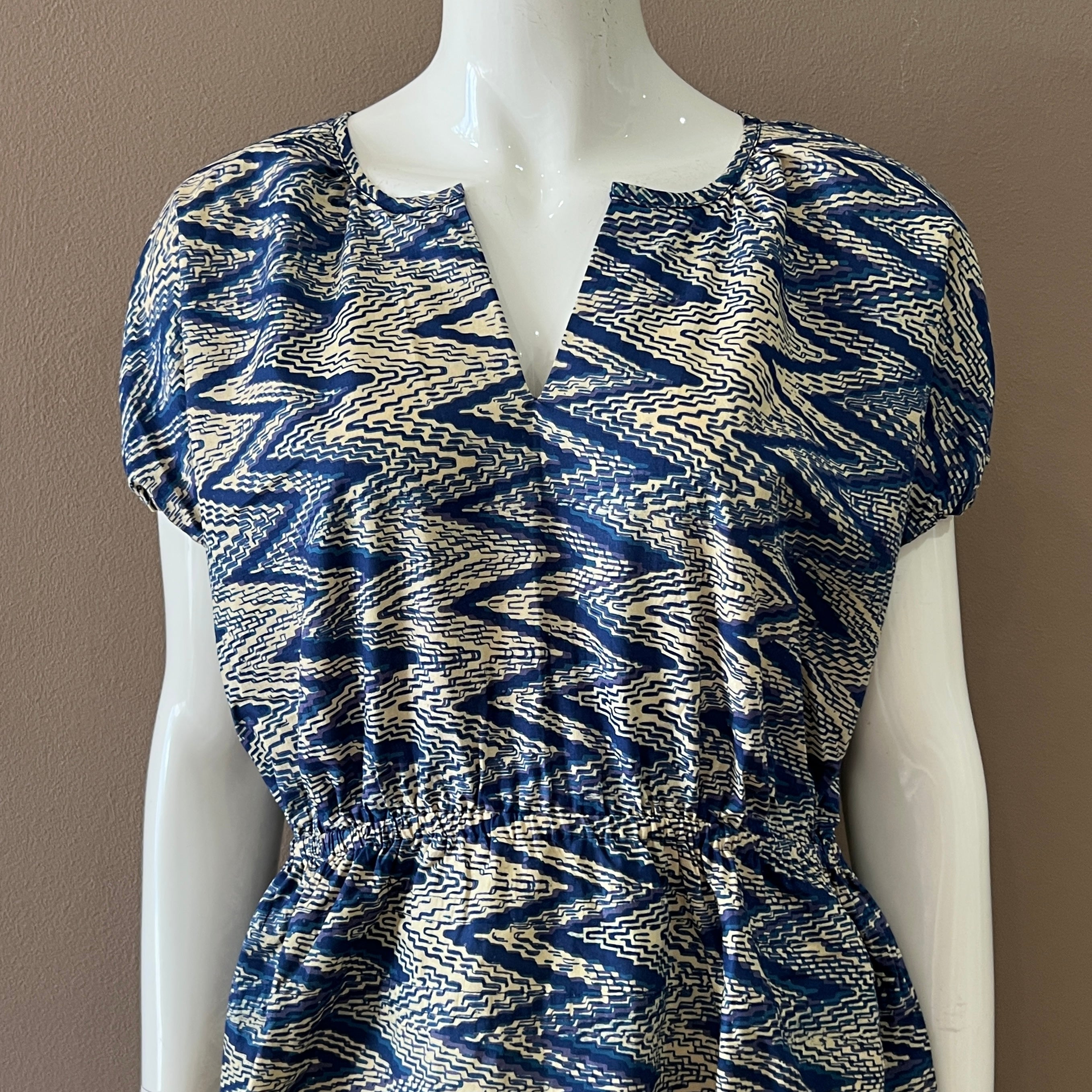 Gathered Waist Midi Dress - XL