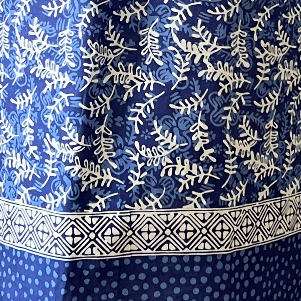 Gathered Waist Midi Dress - S