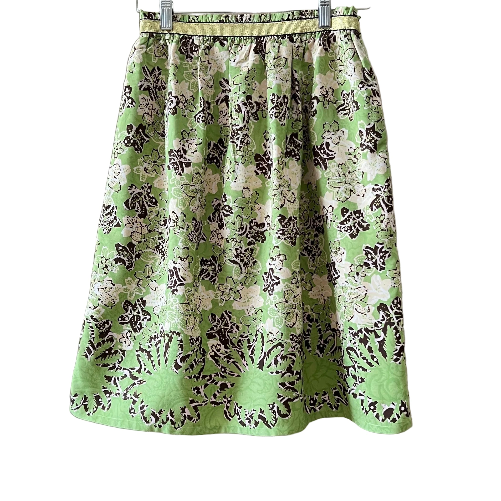 Elastic Waistband Skirt