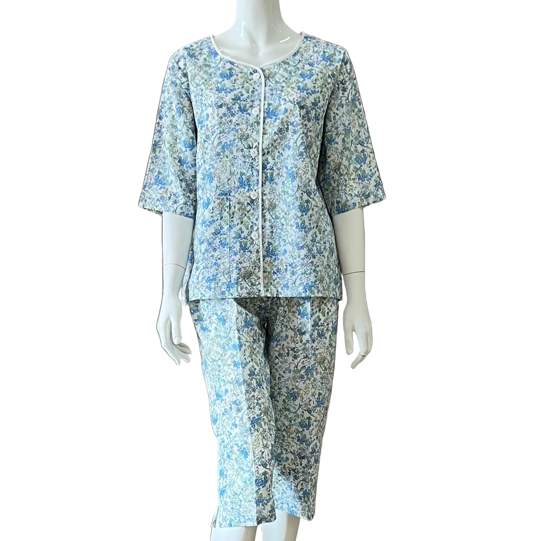 3/4 Sleeve Pyjamas with Trim