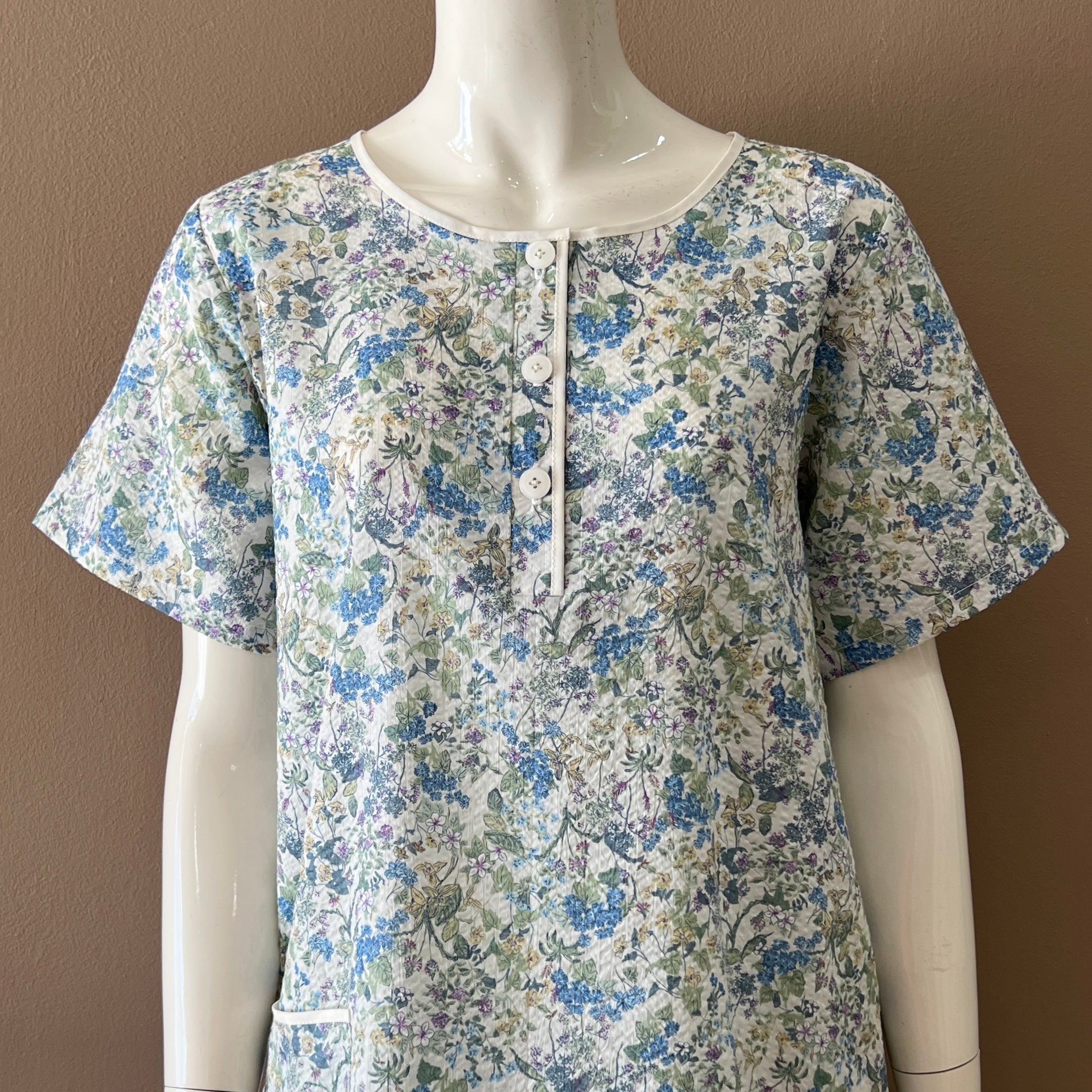 Night Dress with trimming