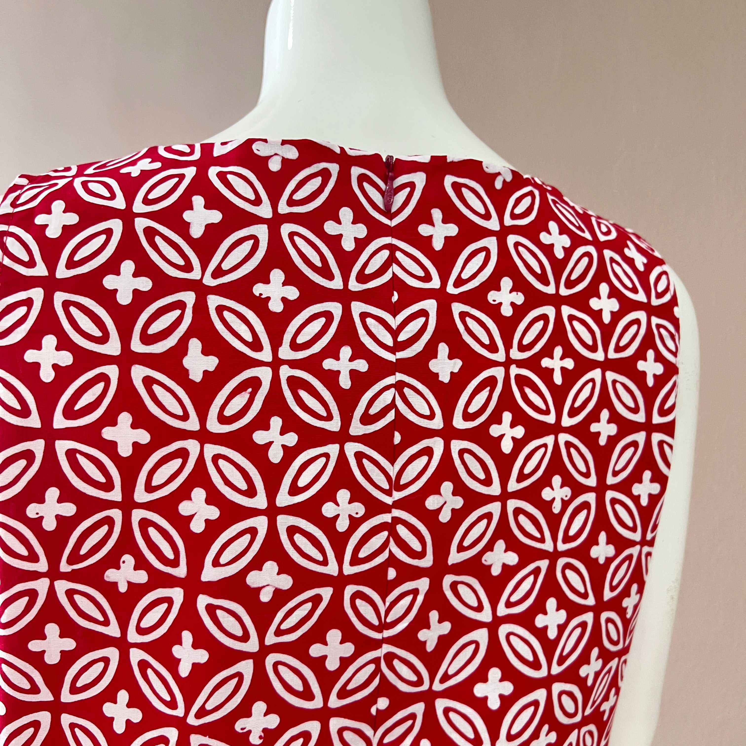 Tropical Side Button Top - S