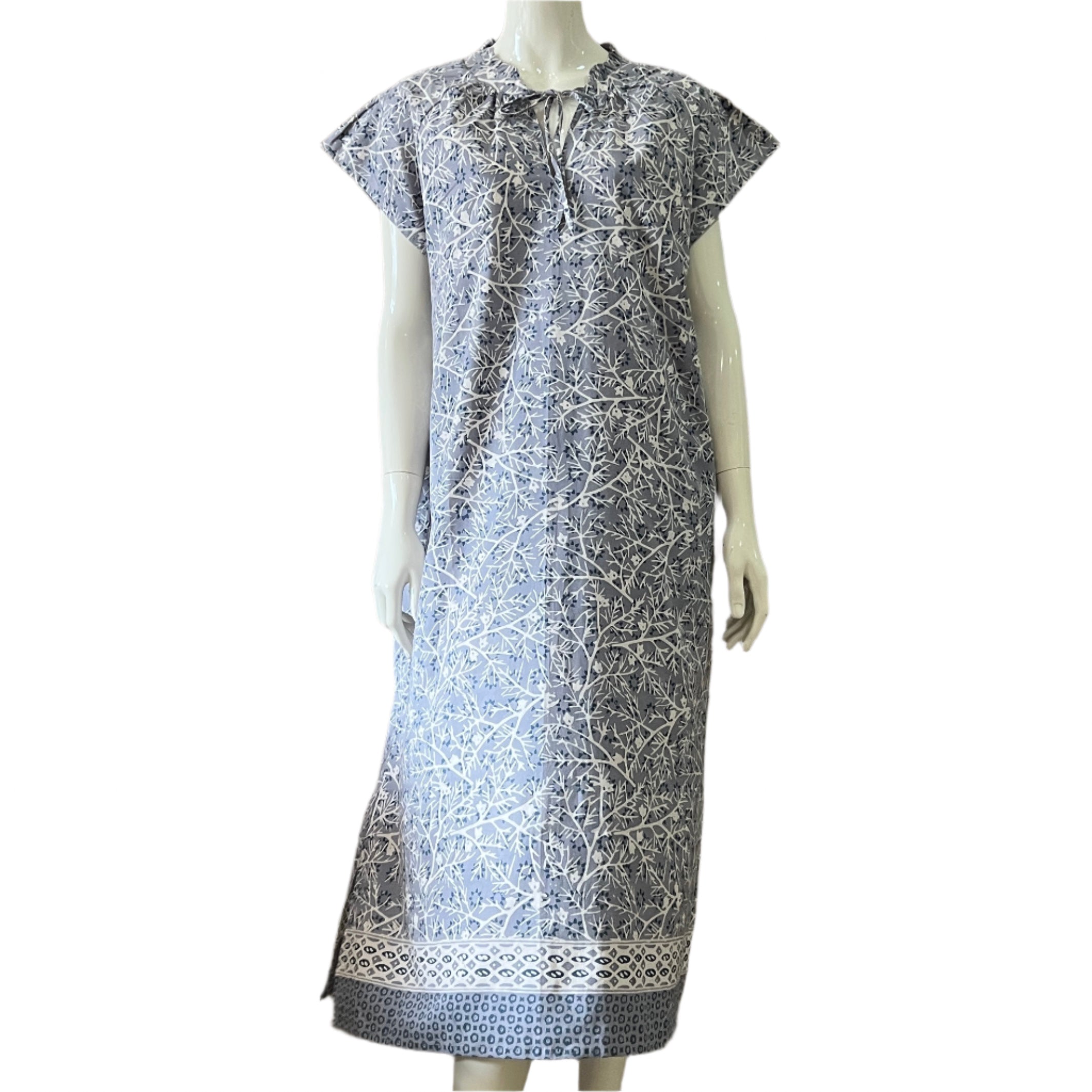 Pintuck Pleated Midi Dress - XL