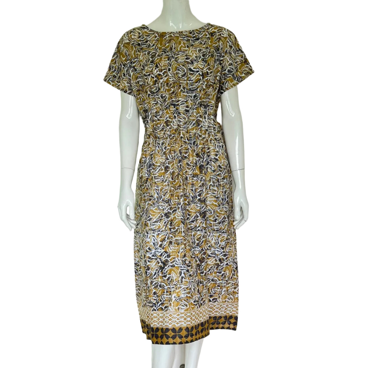 Tuck Waist Dress - L