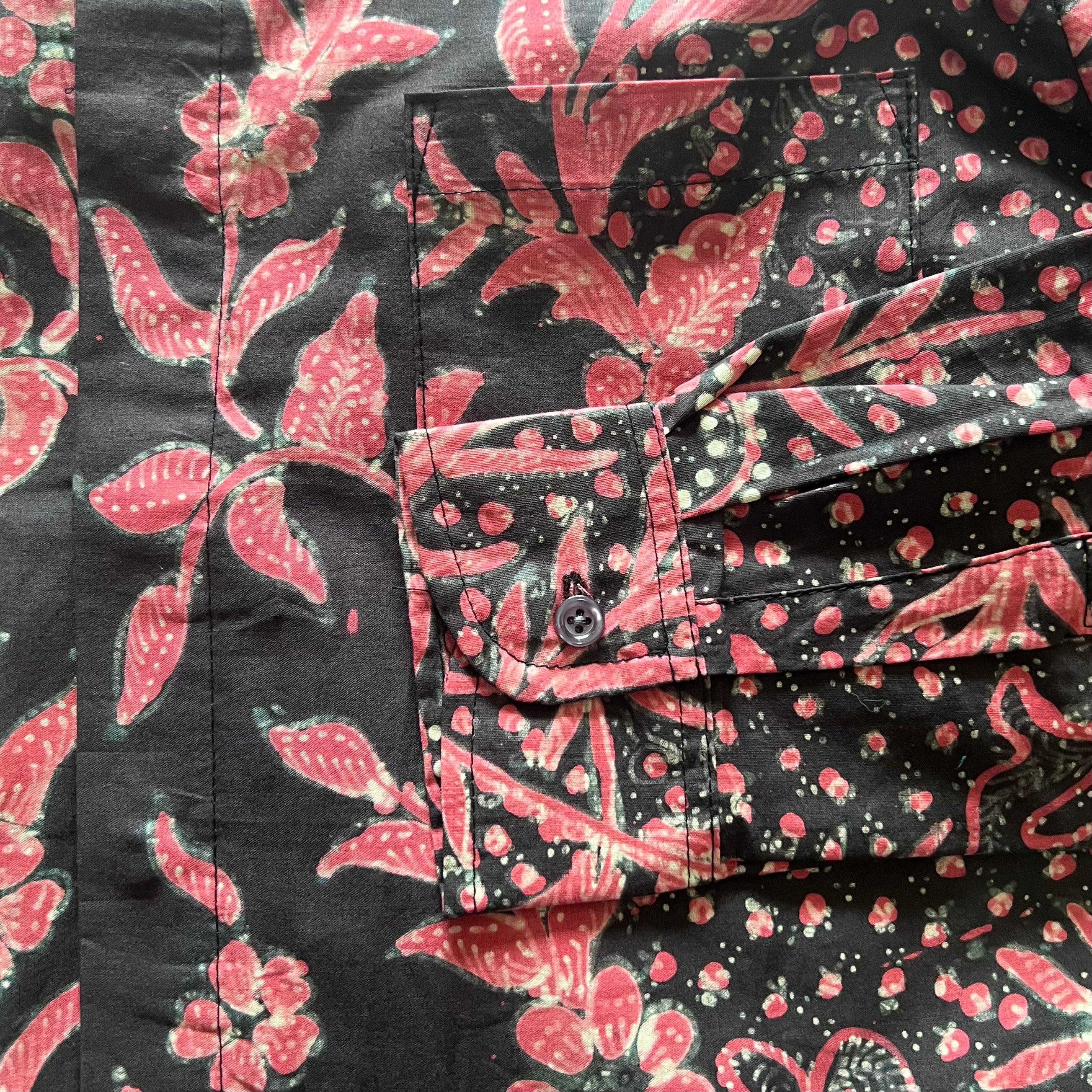Batik Tulis Men's Select Long Sleeve Shirt - S