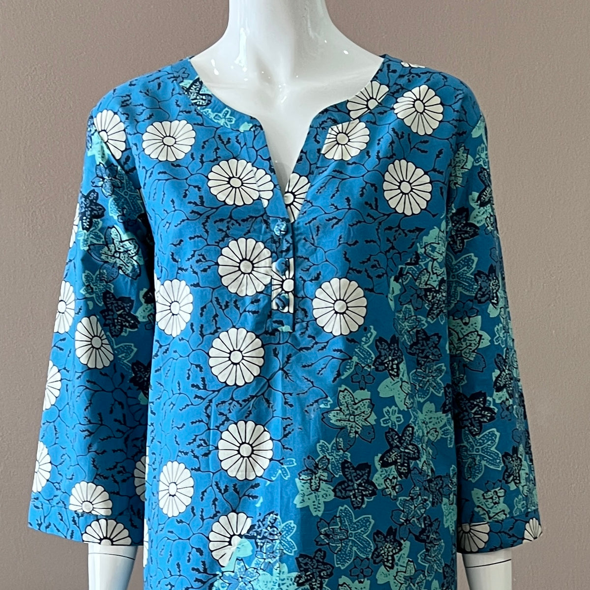 3/4 Sleeve V Neck dress - XL