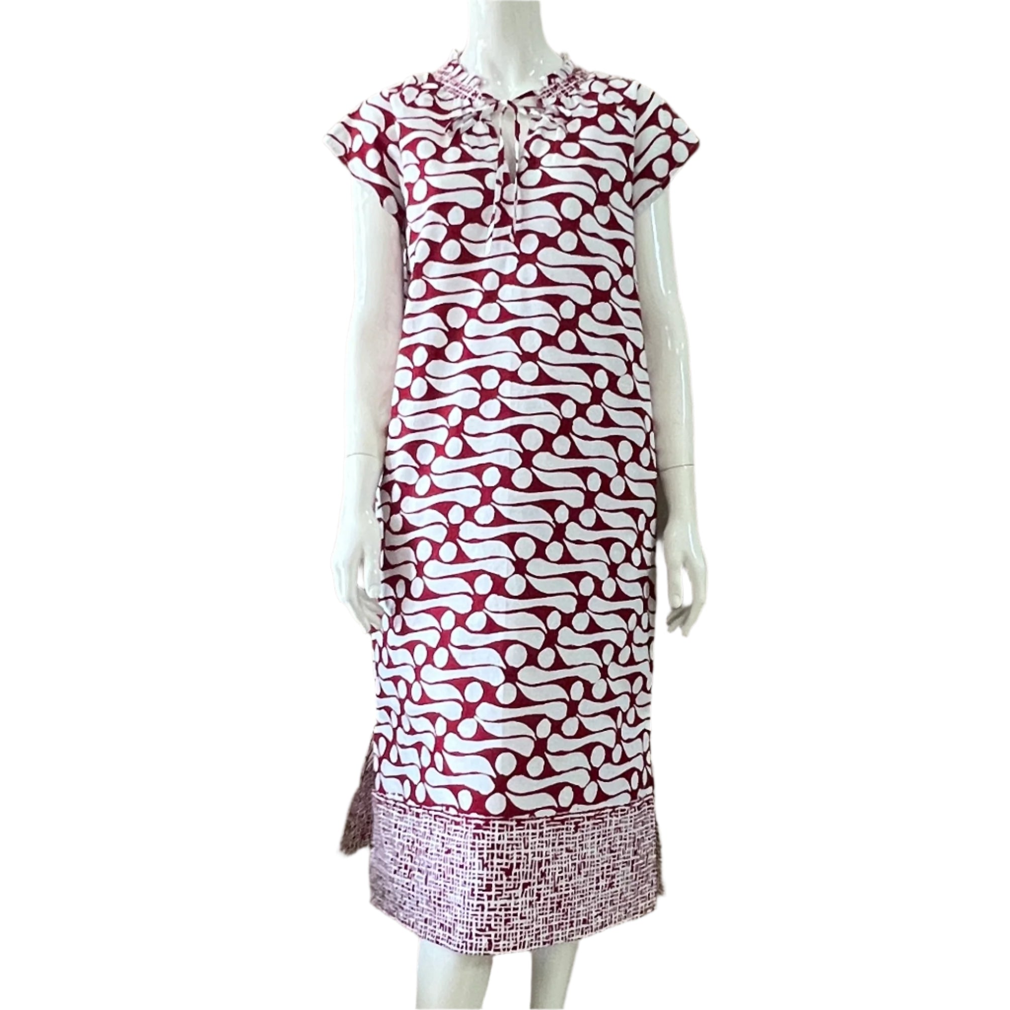 Pintuck Pleated Midi Dress - Parang