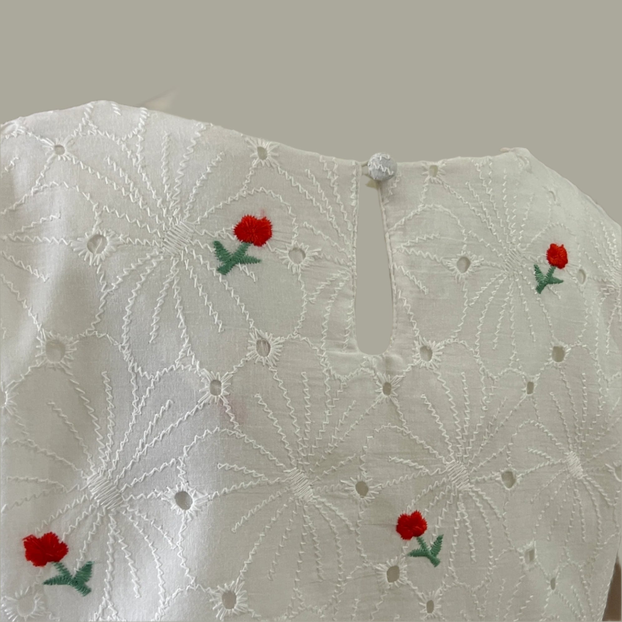 Frill Sleeve Top - Red