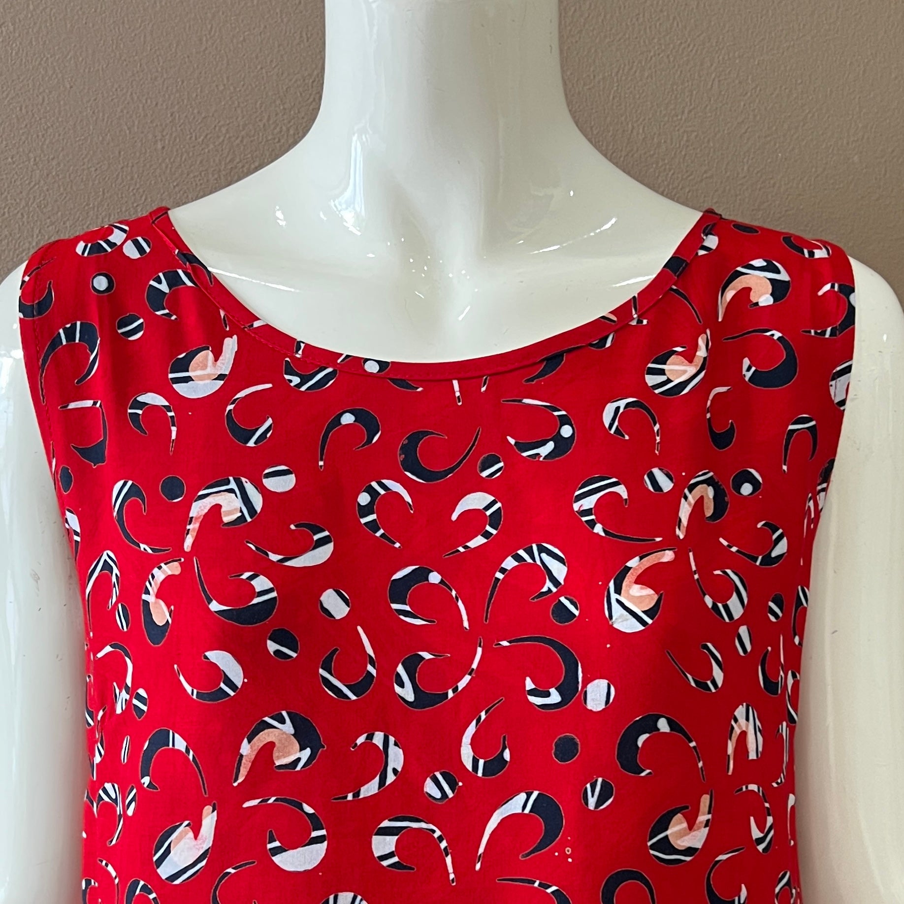 Sleeveless Shift Dress - S Template