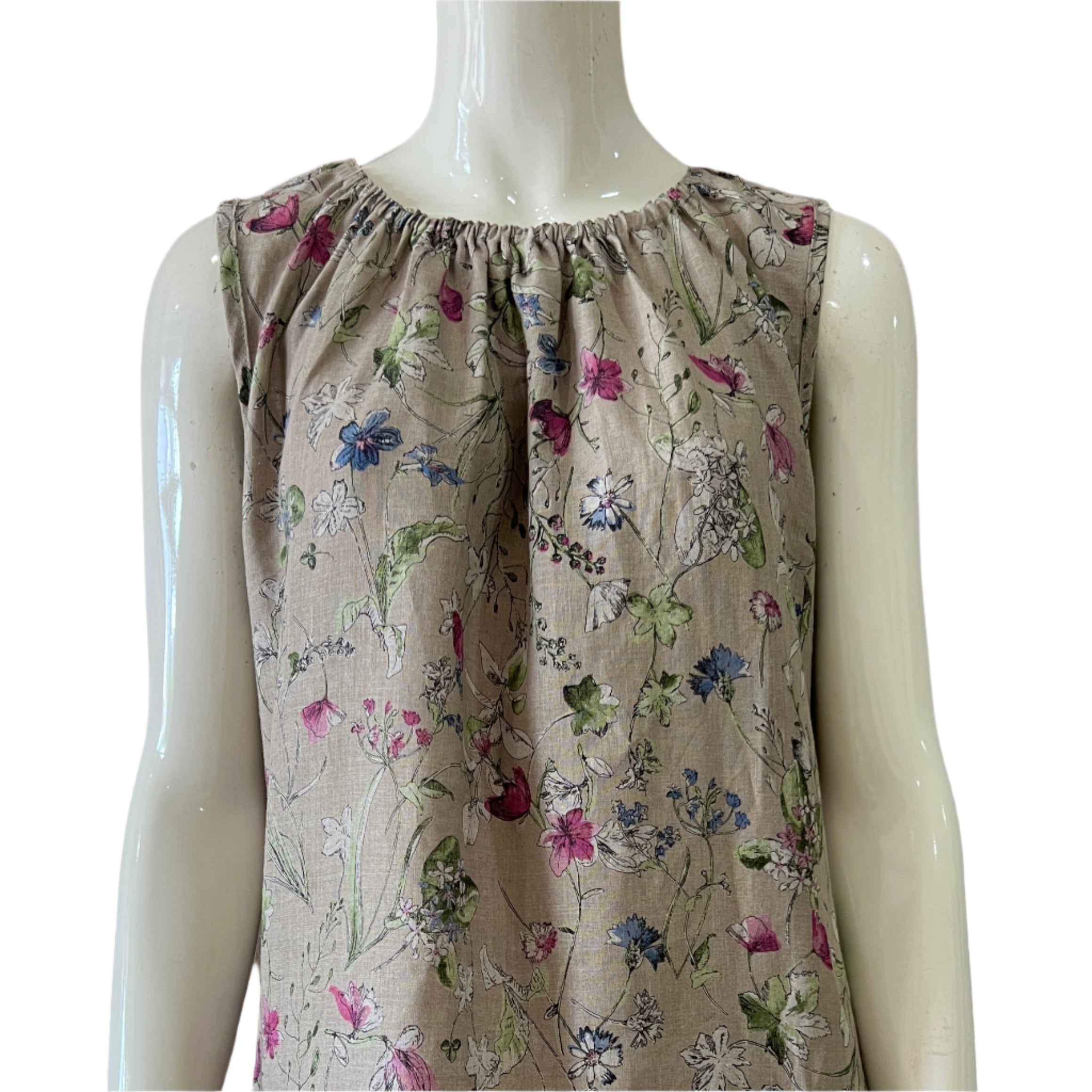 JP Gathered Neckline Dress