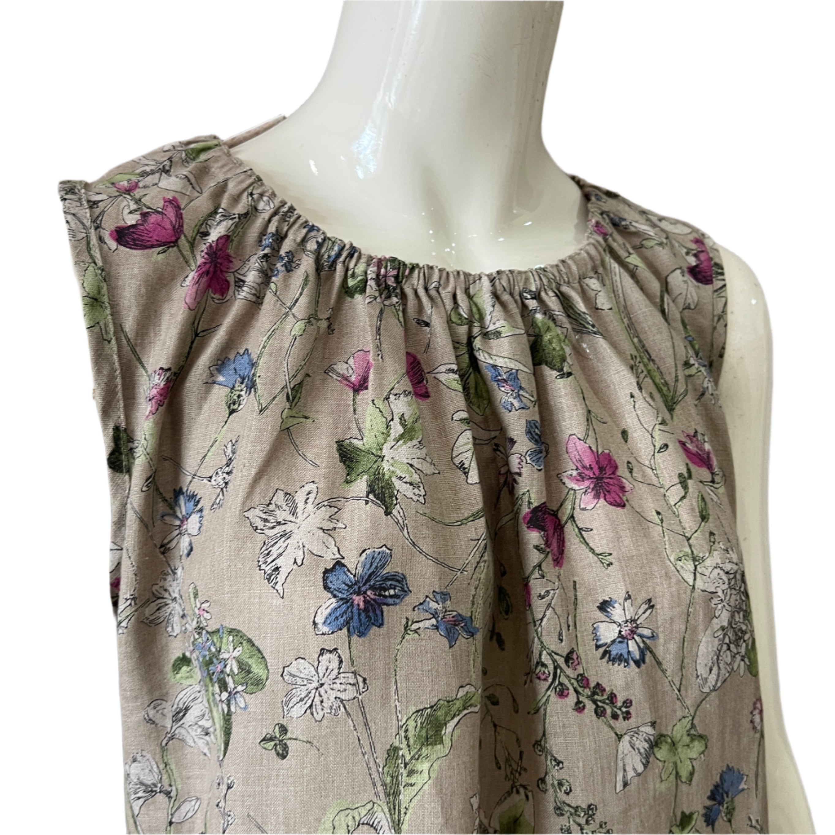 JP Gathered Neckline Dress