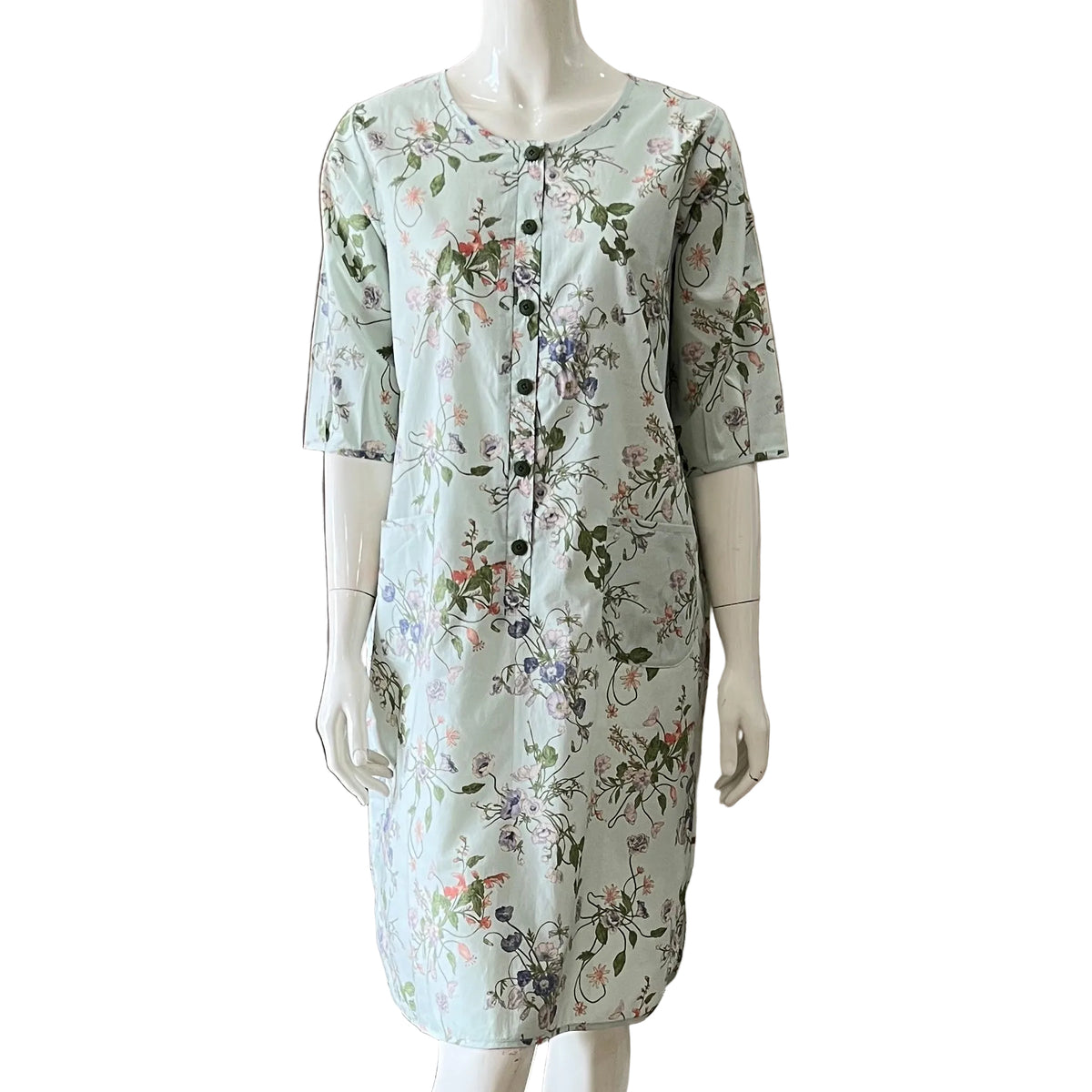 3/4 Sleeve Night Dress