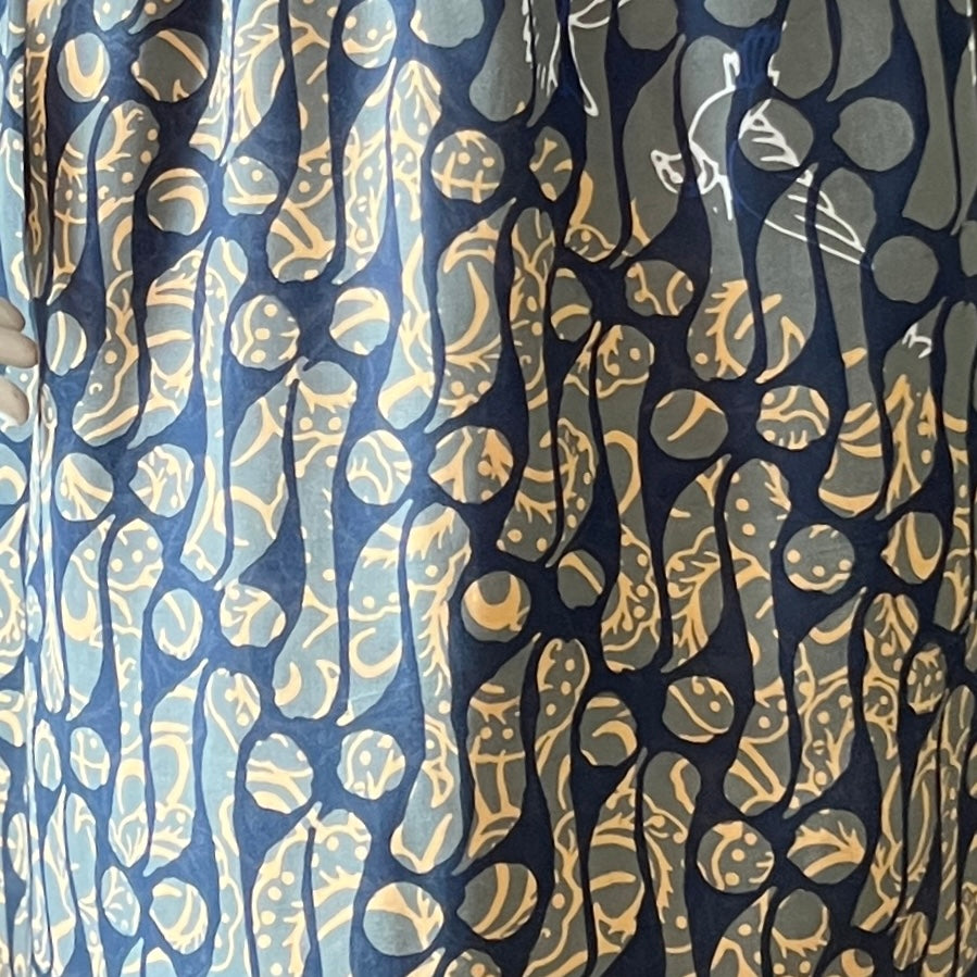 Gathered Waist Midi Dress - S