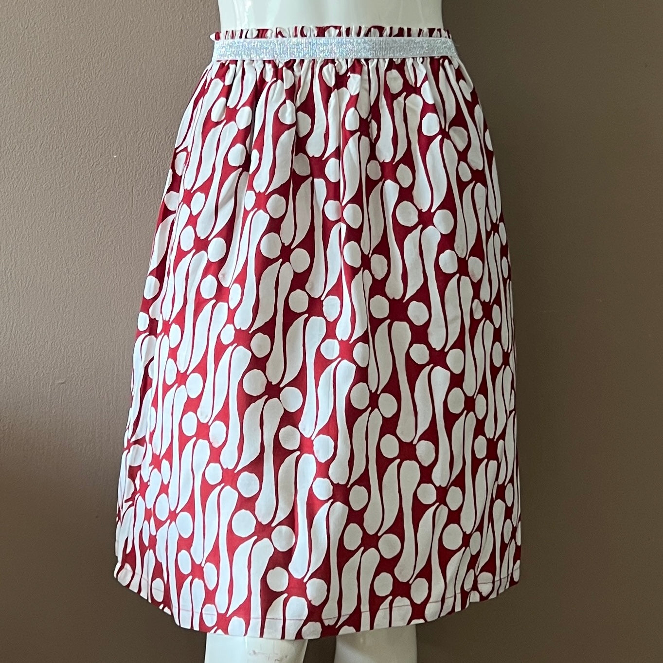Elastic Waistband Skirt