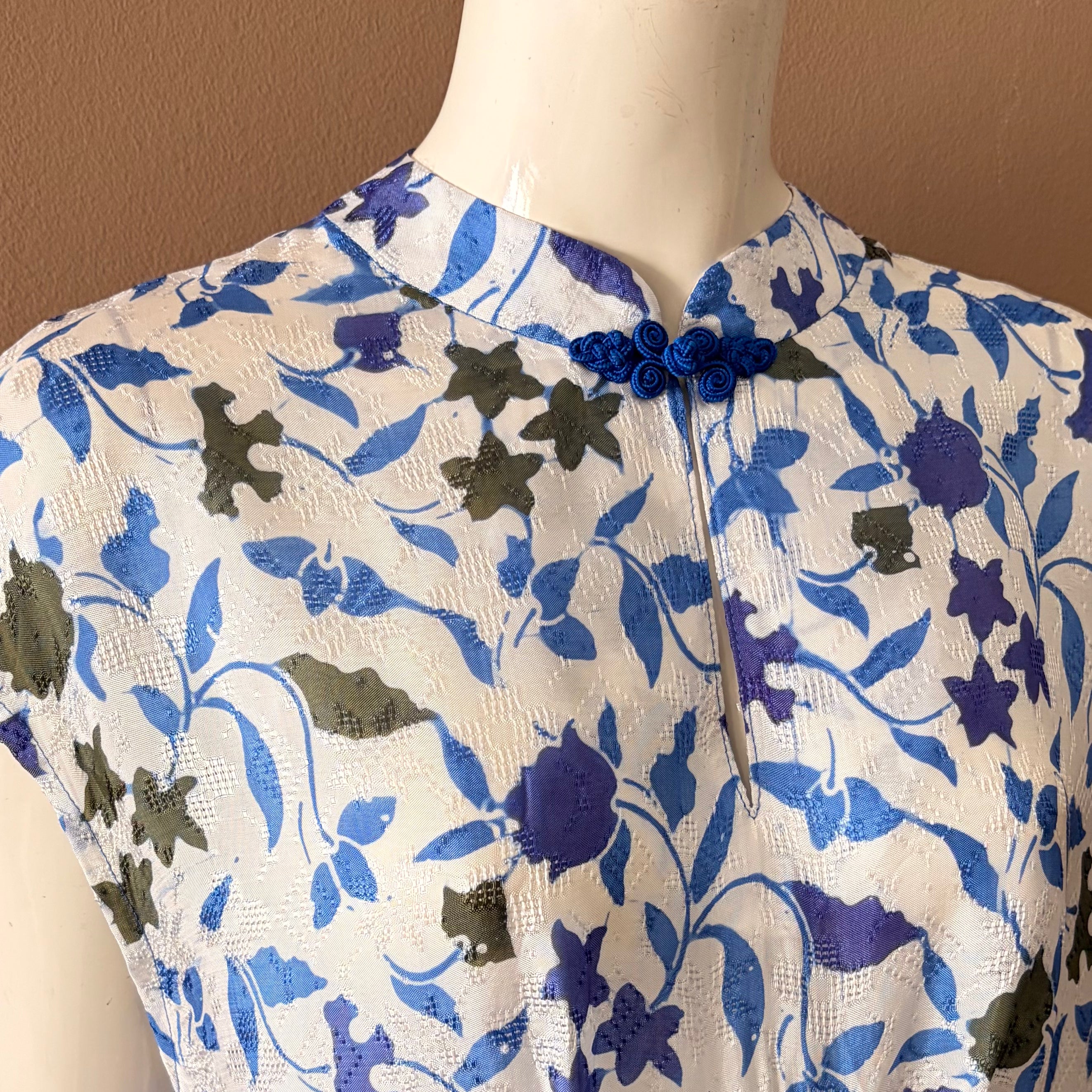 Cheongsam Flare Midi Dress - XL