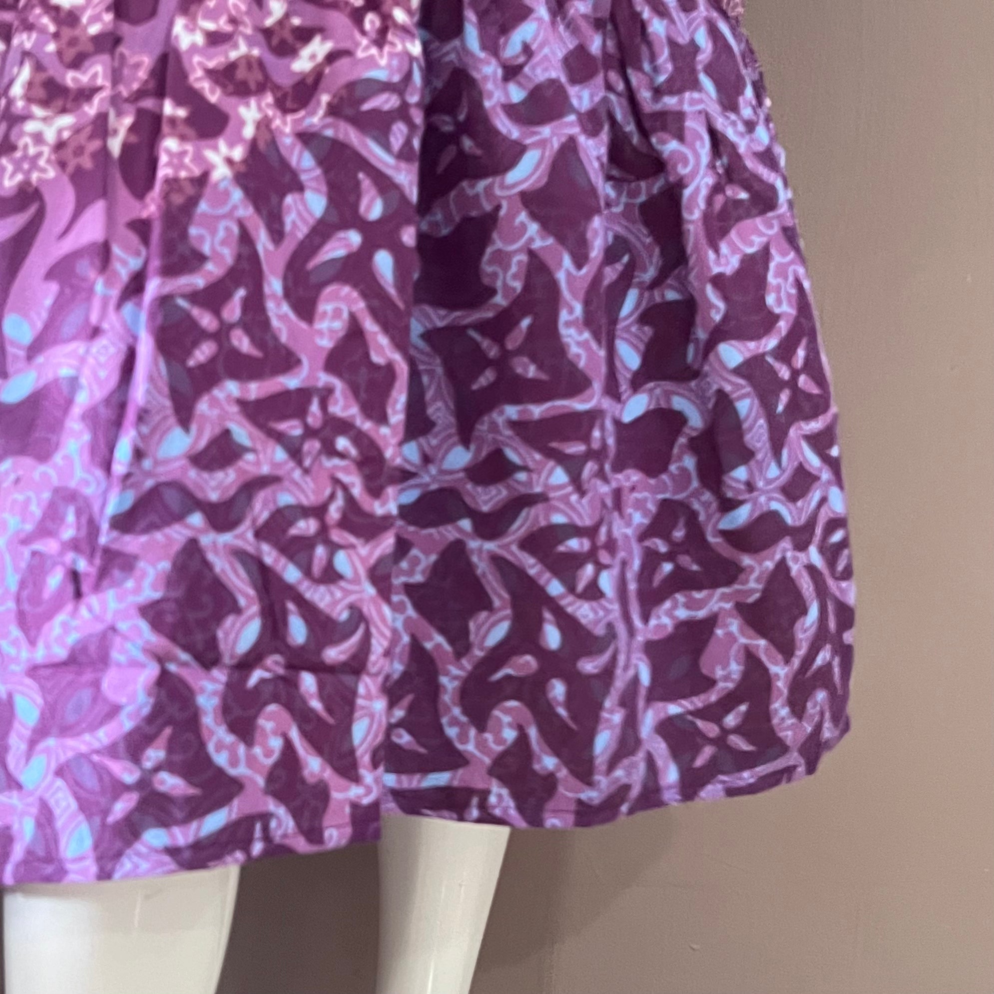 Spring Shift Midi Dress - L