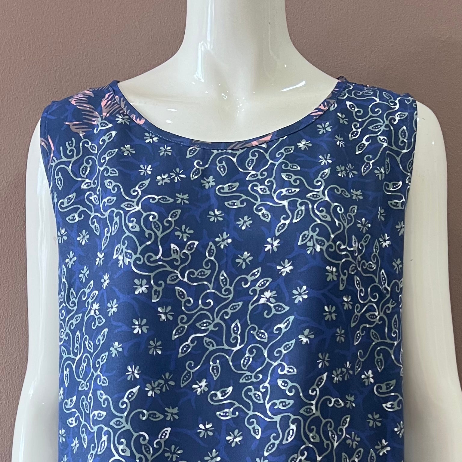 Spring Shift Midi Dress - L