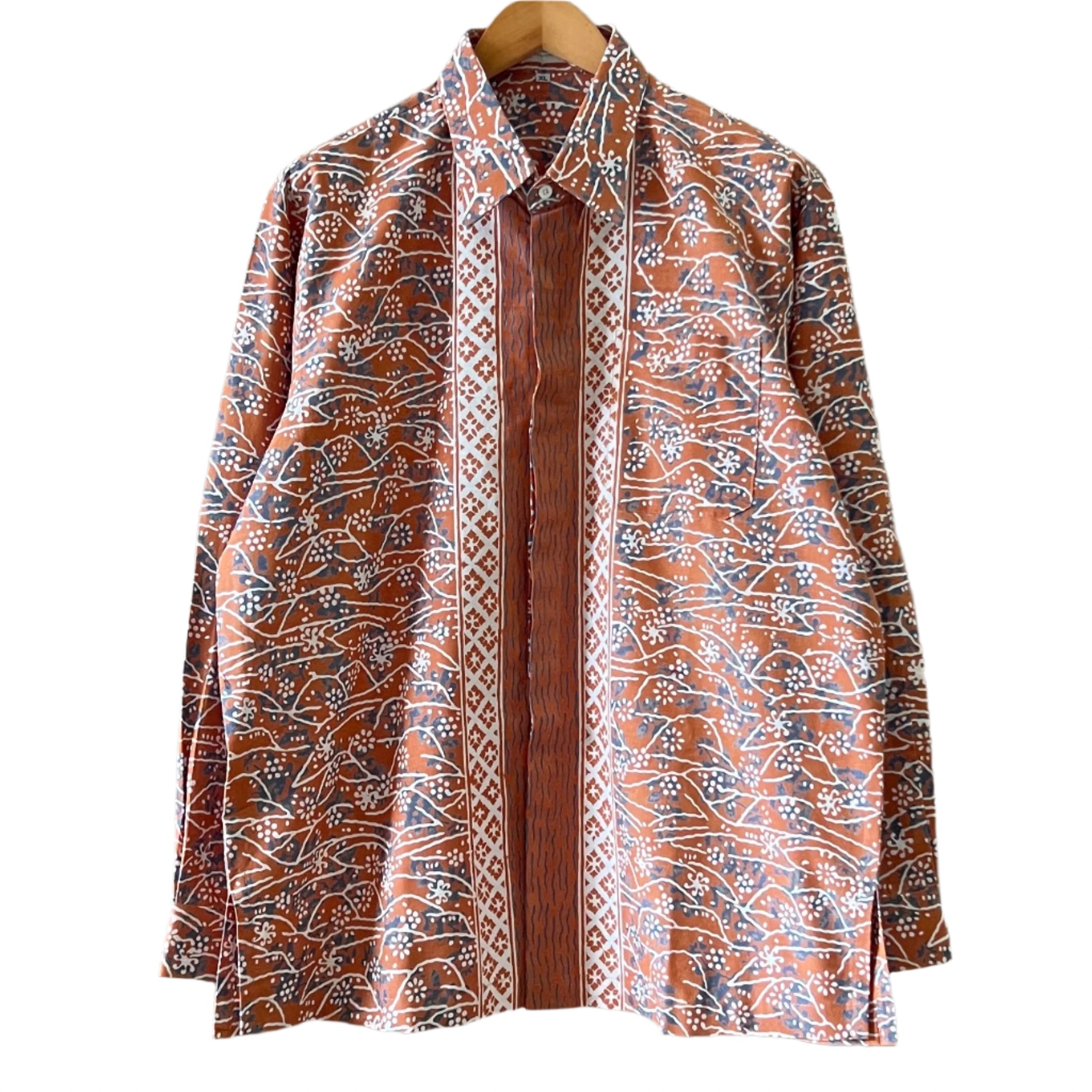 Linen Men's Long Sleeve Shirt - XL