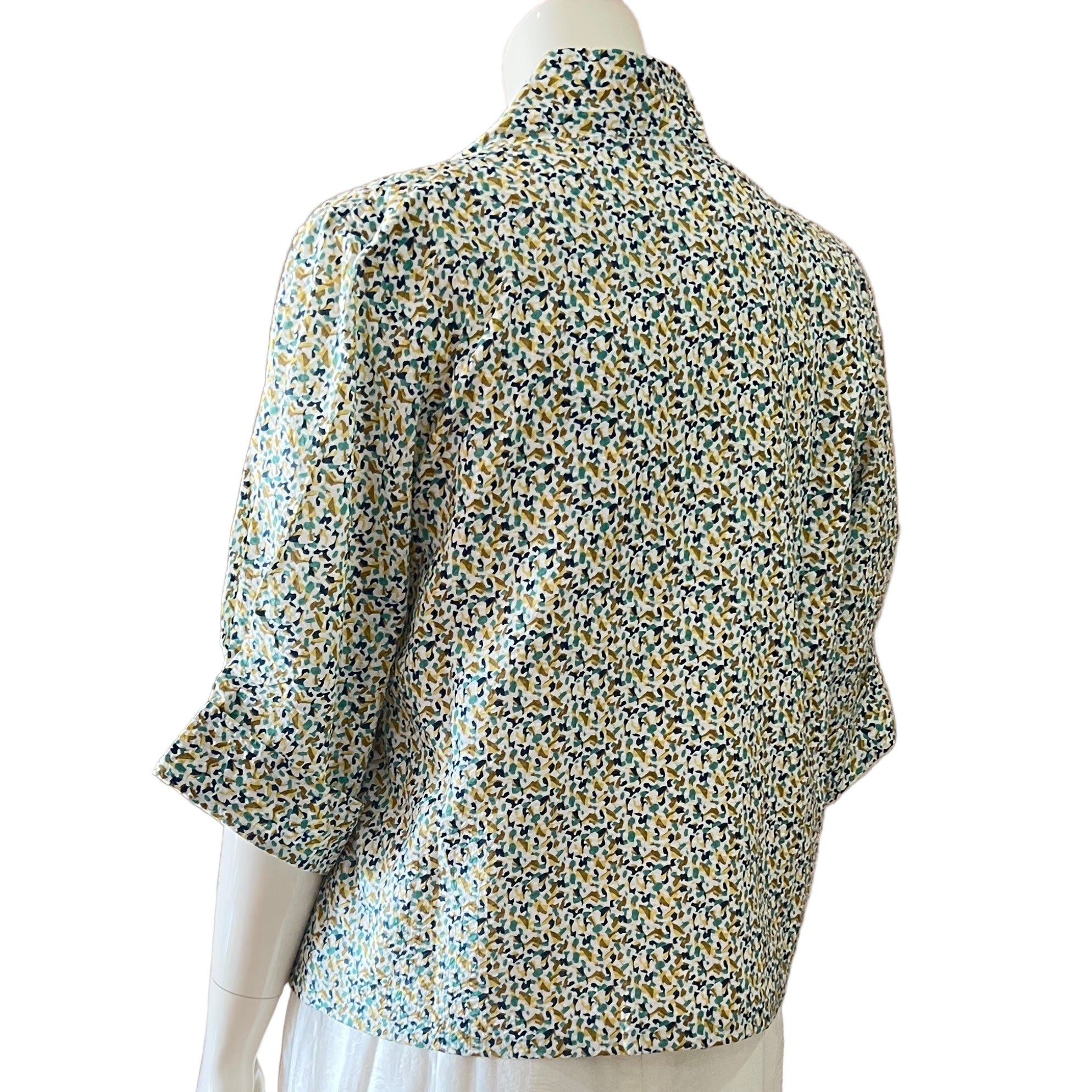 JP Kimono Jacket - Green Dots