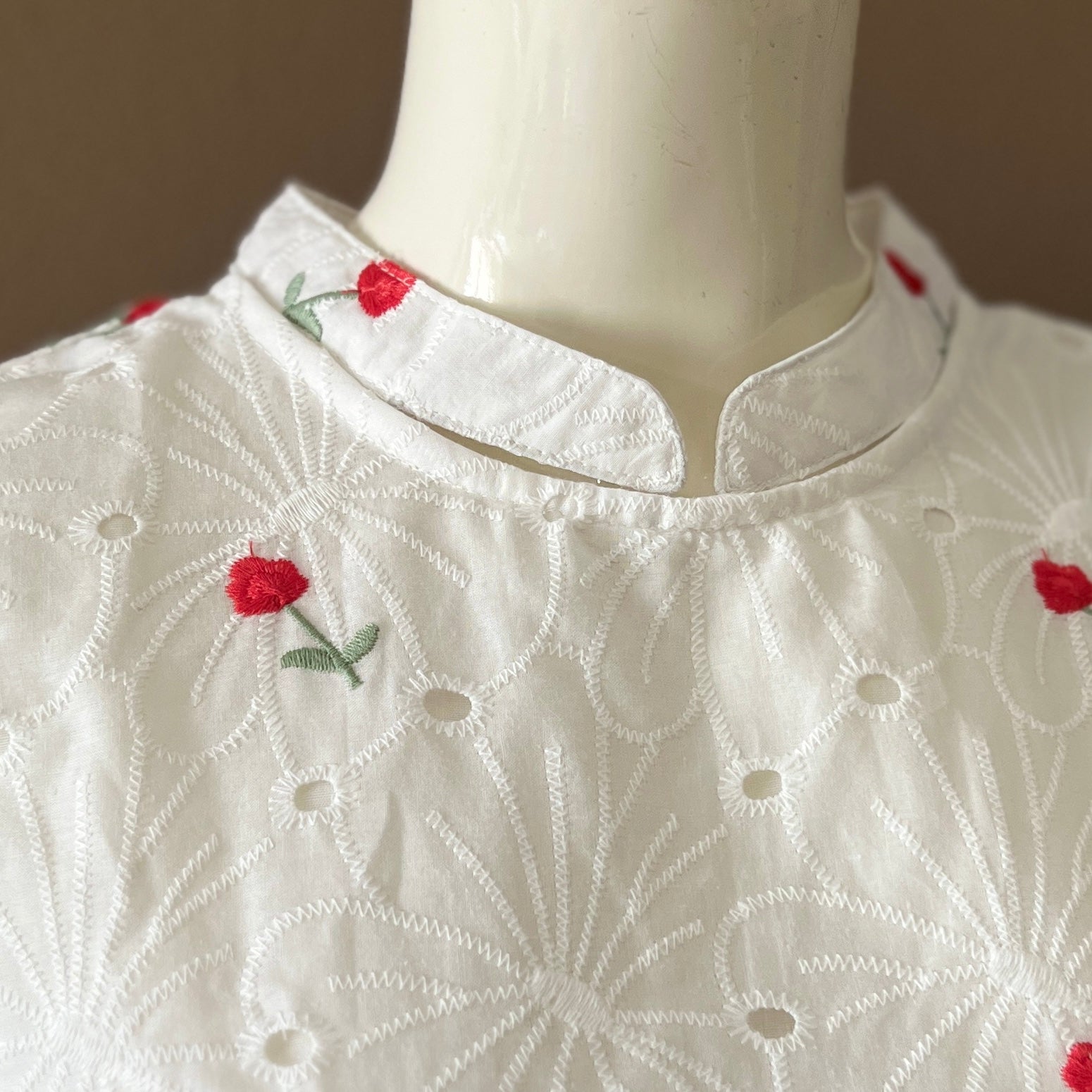 Mandarin Collar Sleeveless Top Template