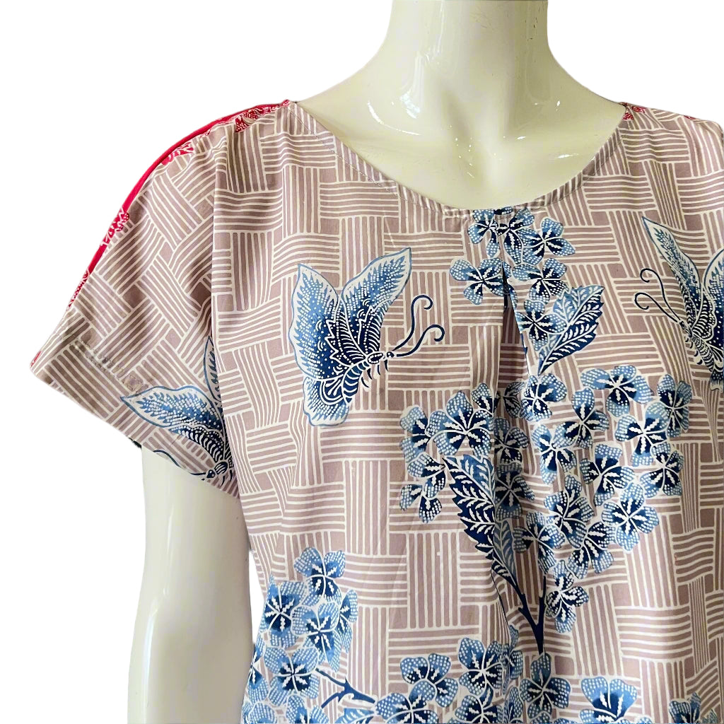 V Neck Tuck Dress - XL