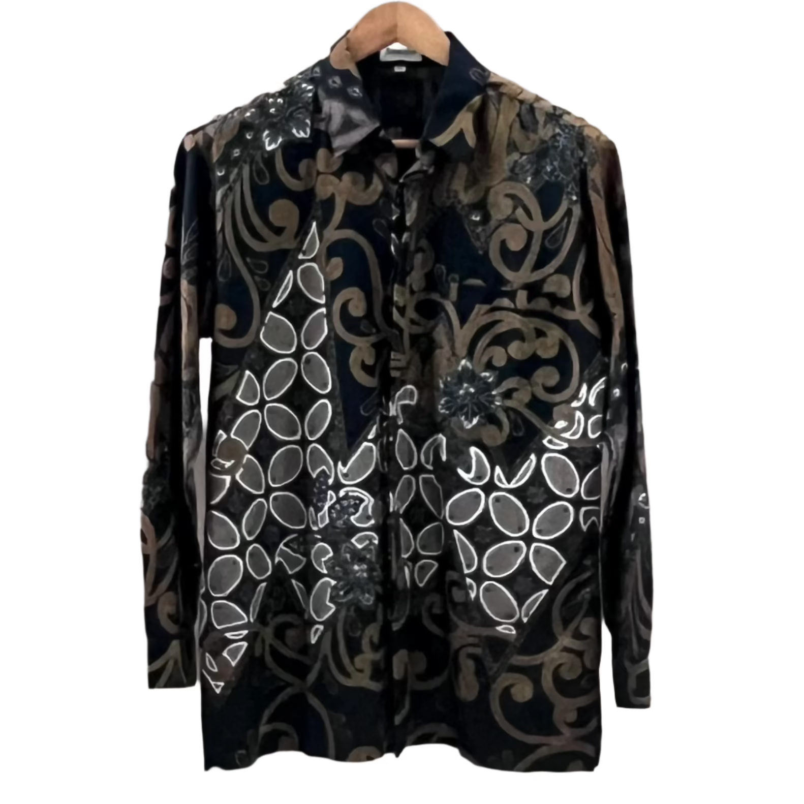 Regular Batik Men's Long Sleeve Shirt